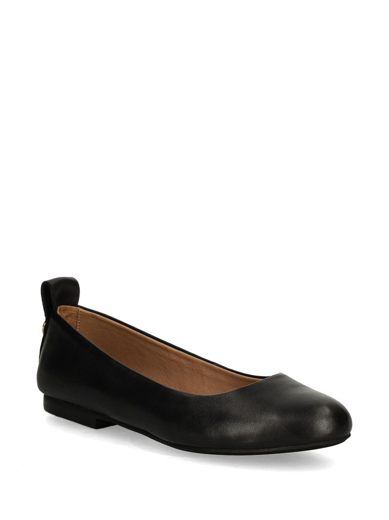 BOSS logo-plaque ballerina shoes outlook