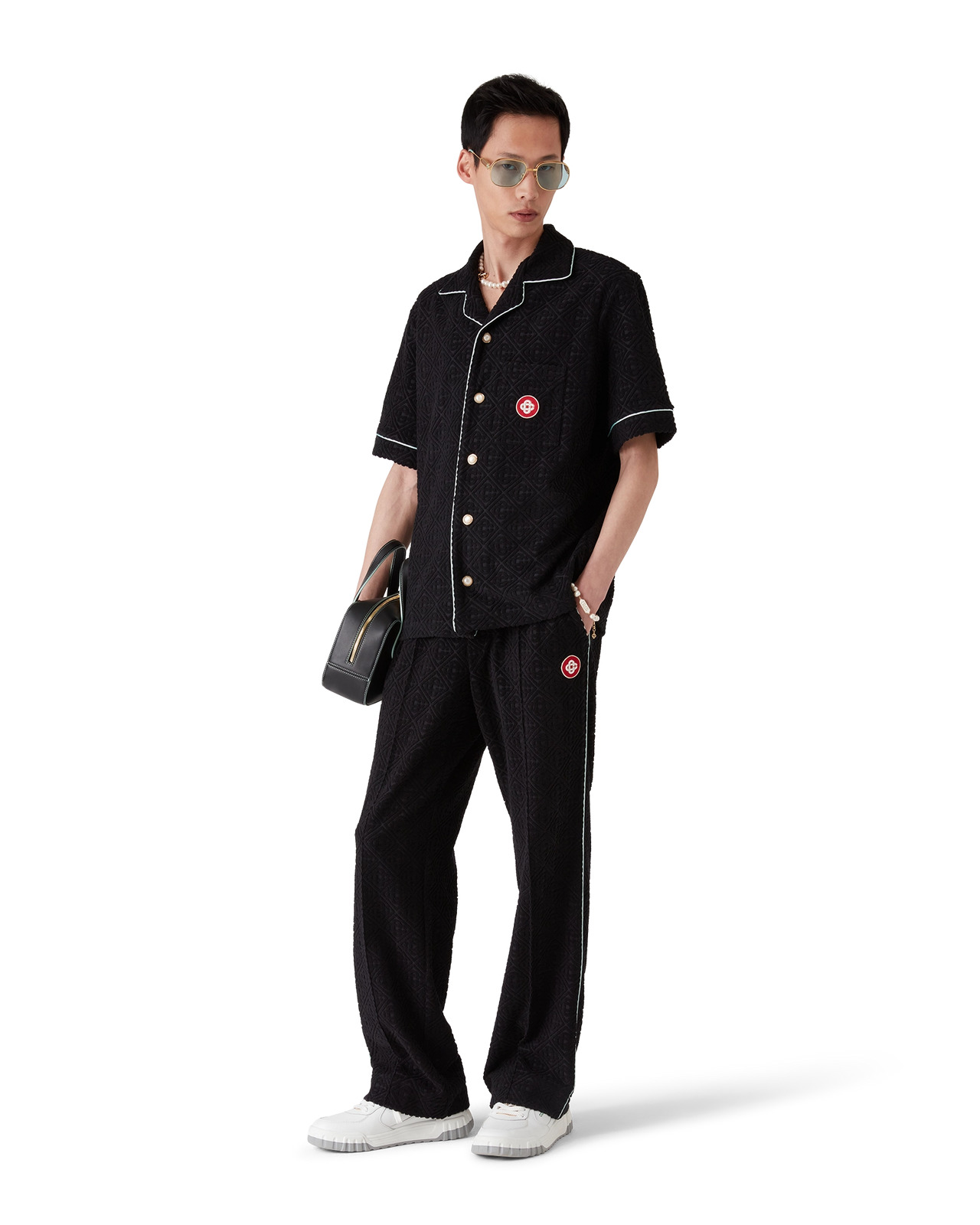 Monogram Jacquard Towelling Trousers - 2