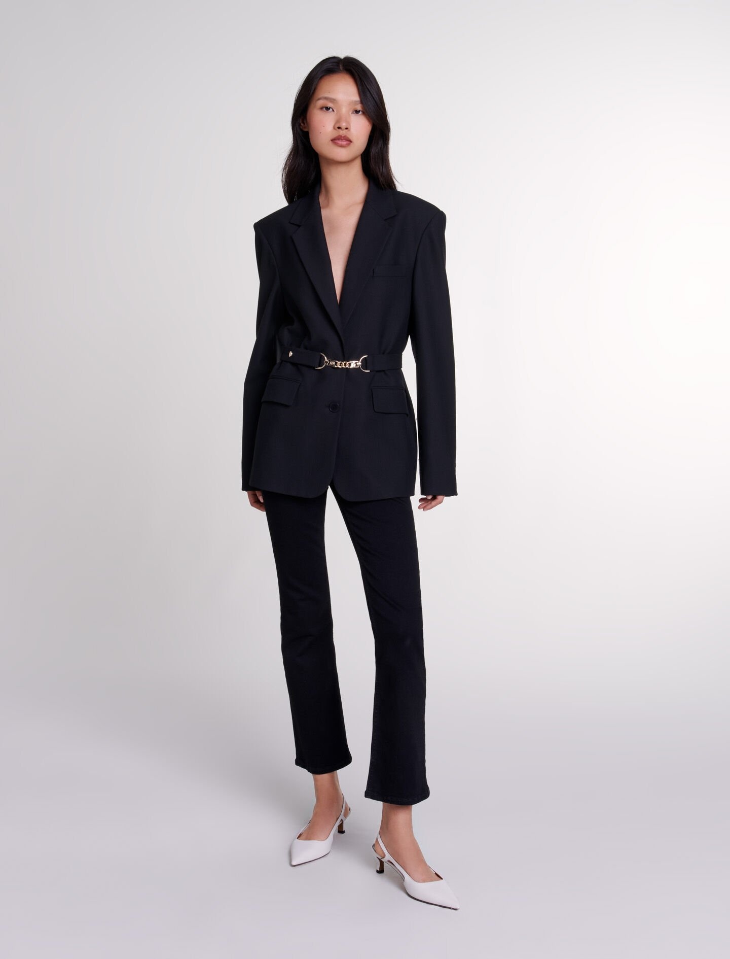 Belted suit jacket - 2