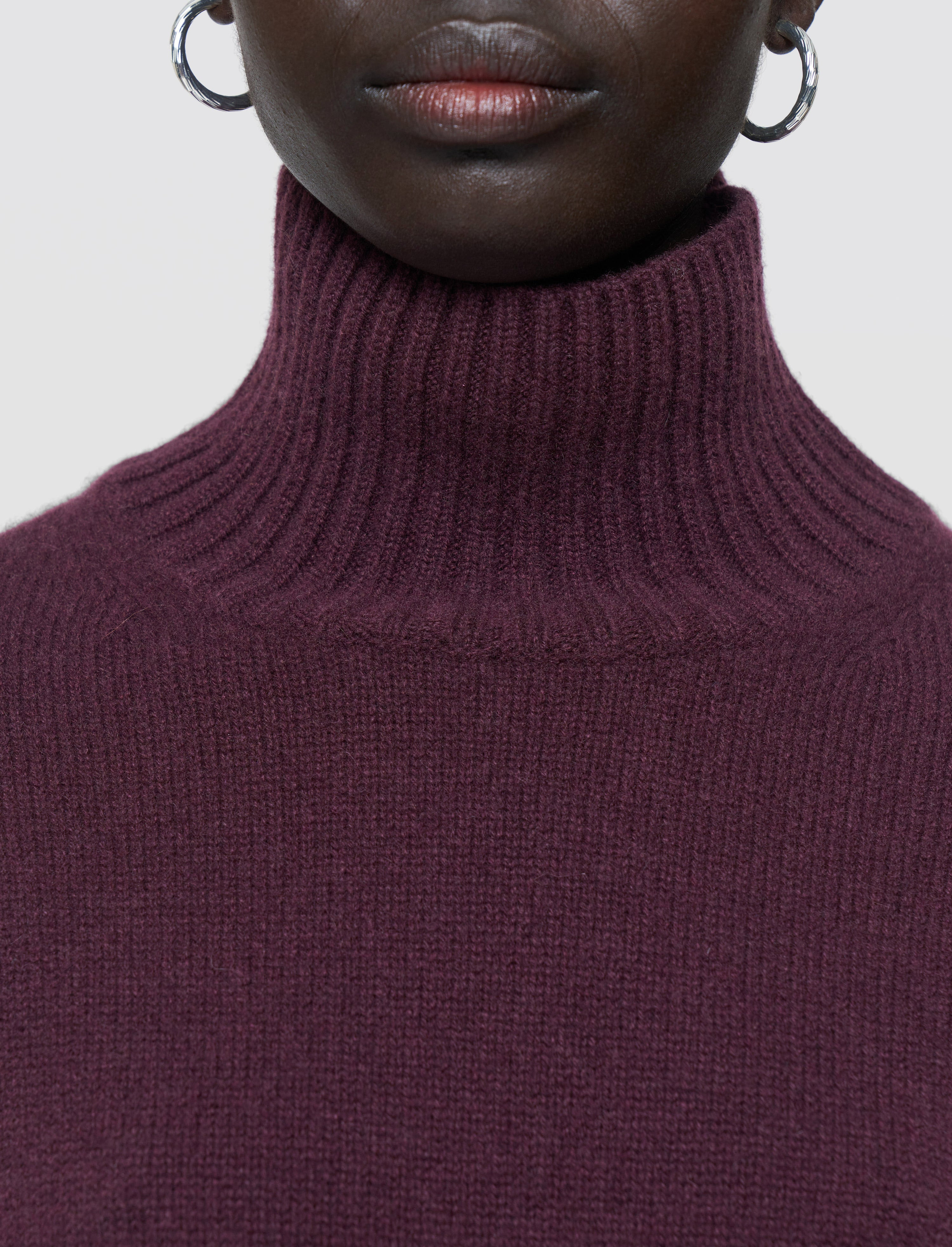 Luxe Cashmere High Neck Jumper - 4