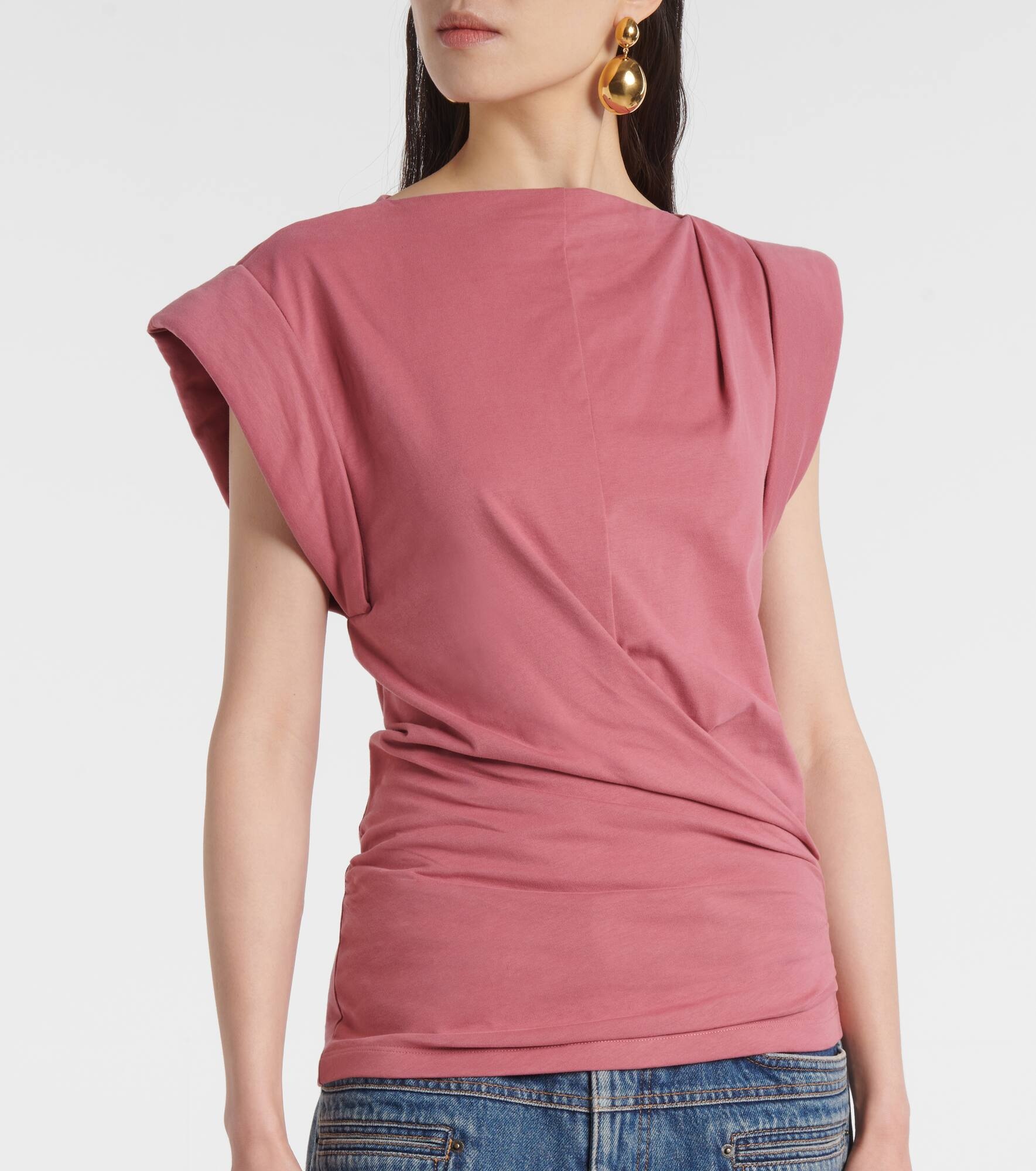 Maisan cotton jersey tank top - 5
