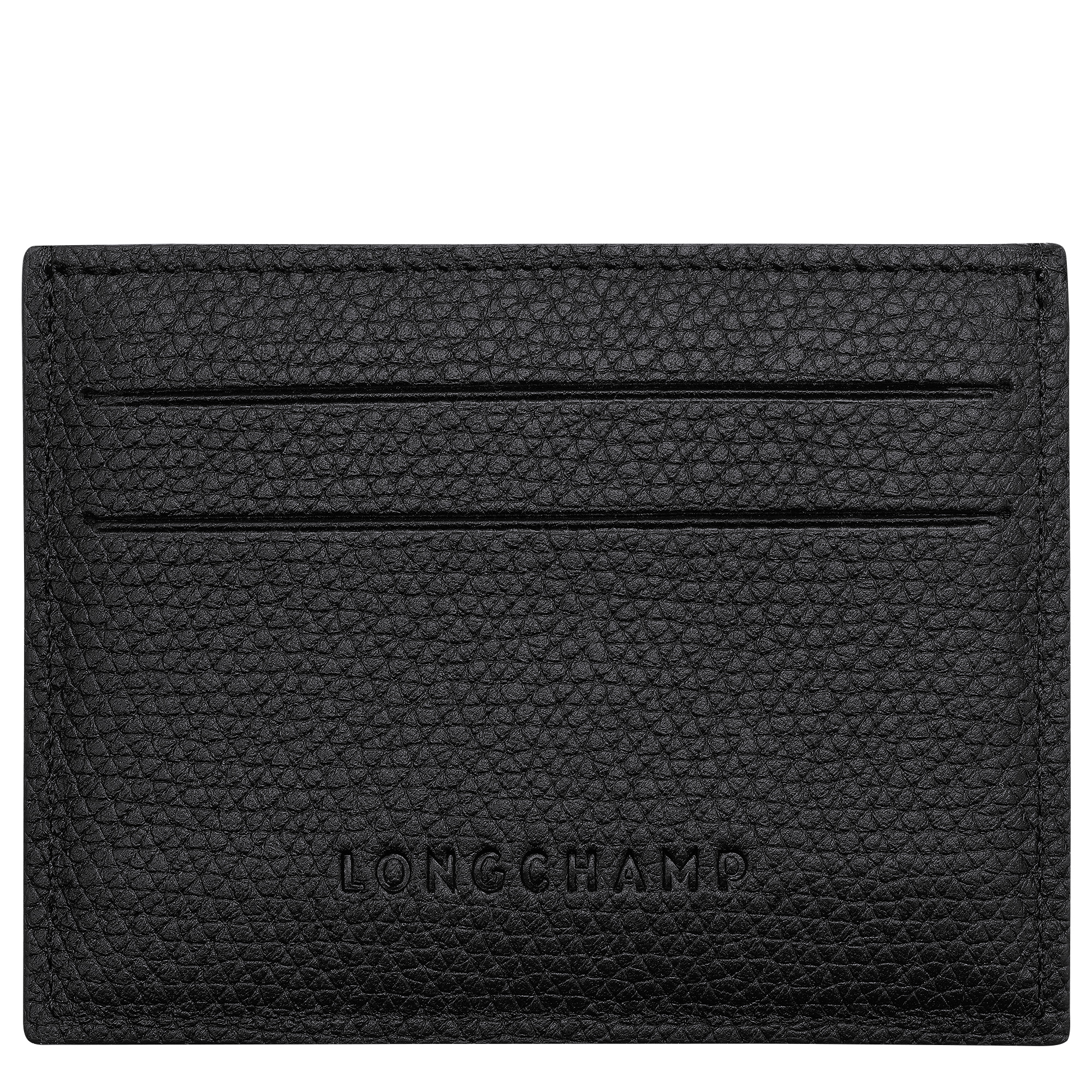 Le Roseau Card holder Black - Leather - 2