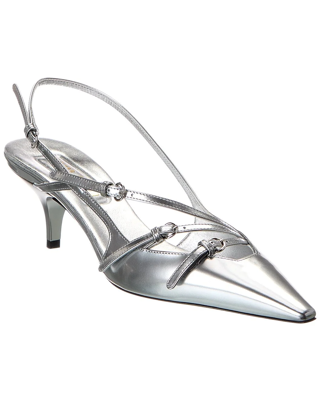 Miu Miu Leather Slingback Pump - 1
