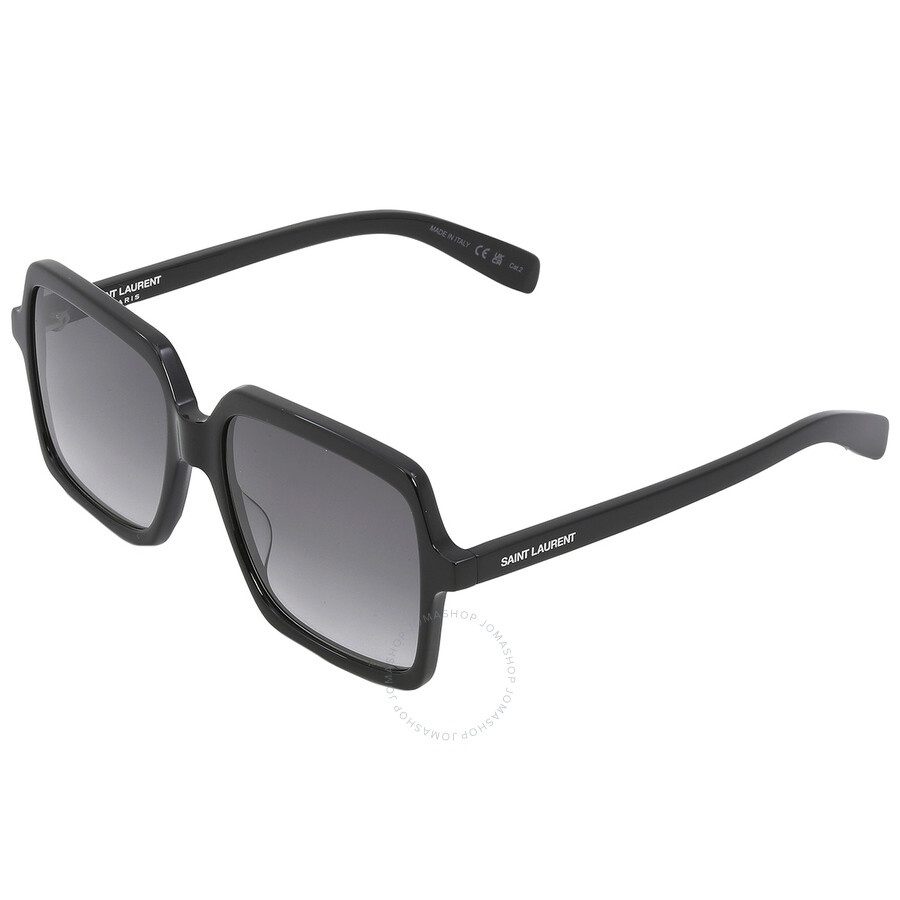 Saint Laurent Grey Gradient Square Ladies Sunglasses SL 174 001 56 - 4