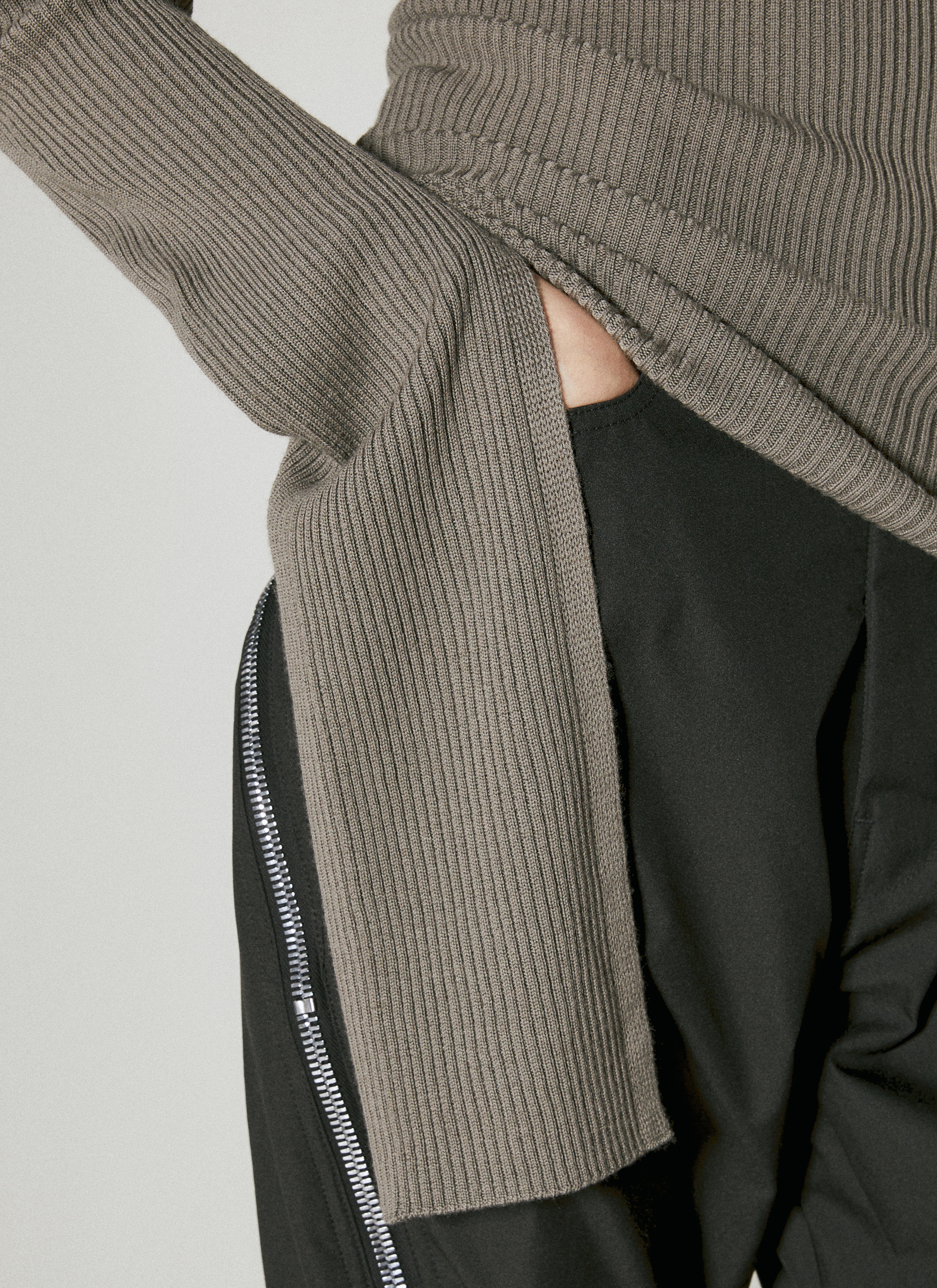 Cape Sleeve Knit Sweater - 5