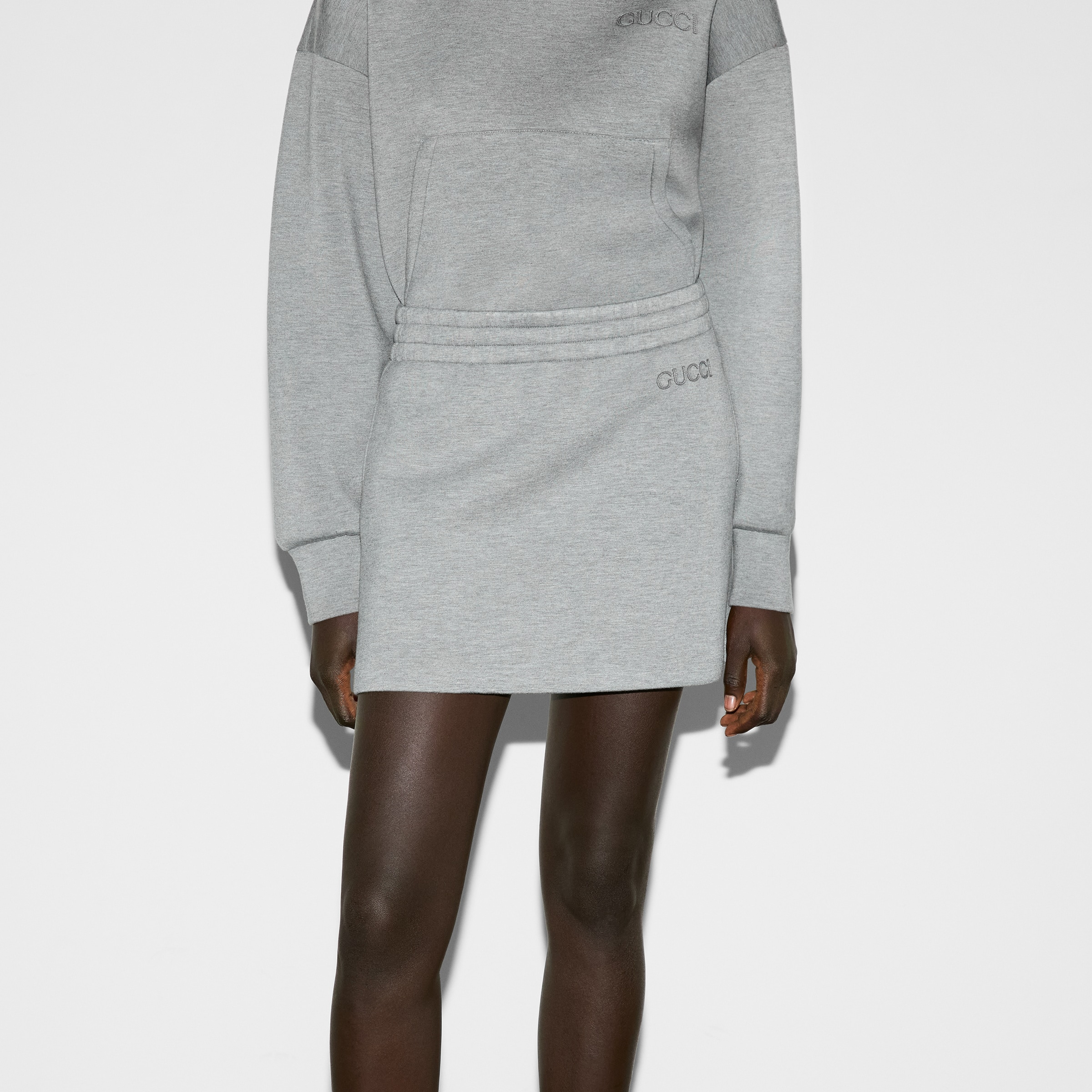 Viscose jersey mini skirt - 3