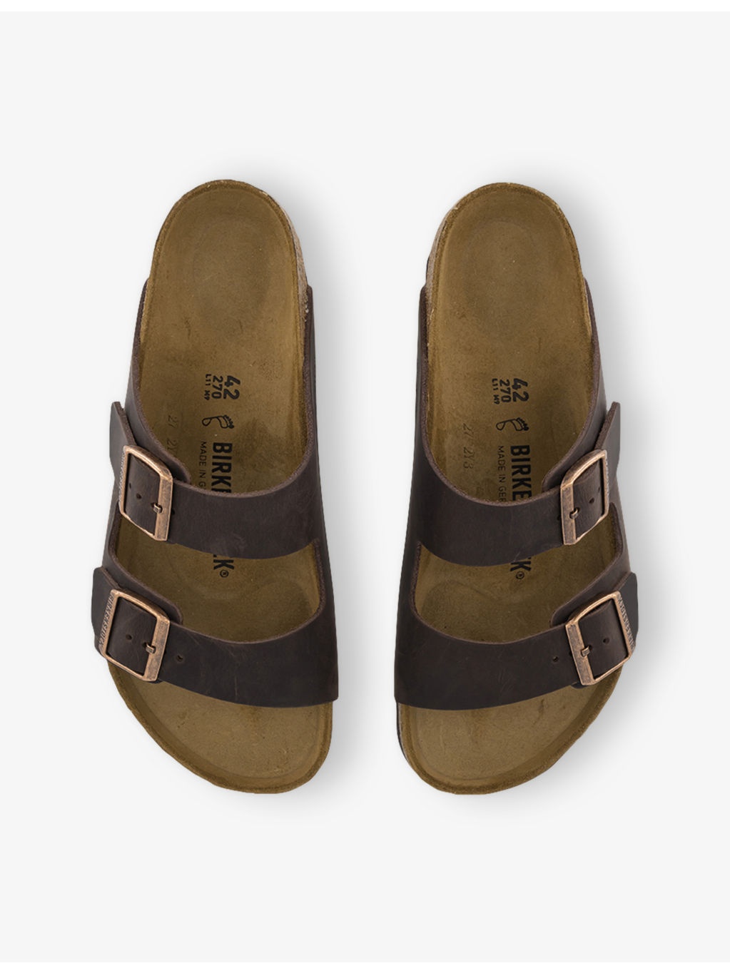 Arizona Double-Strap Suede Sandals - 2