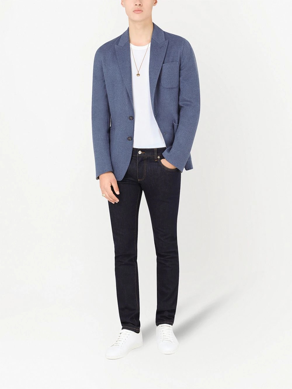 hooded panel jacket - 2