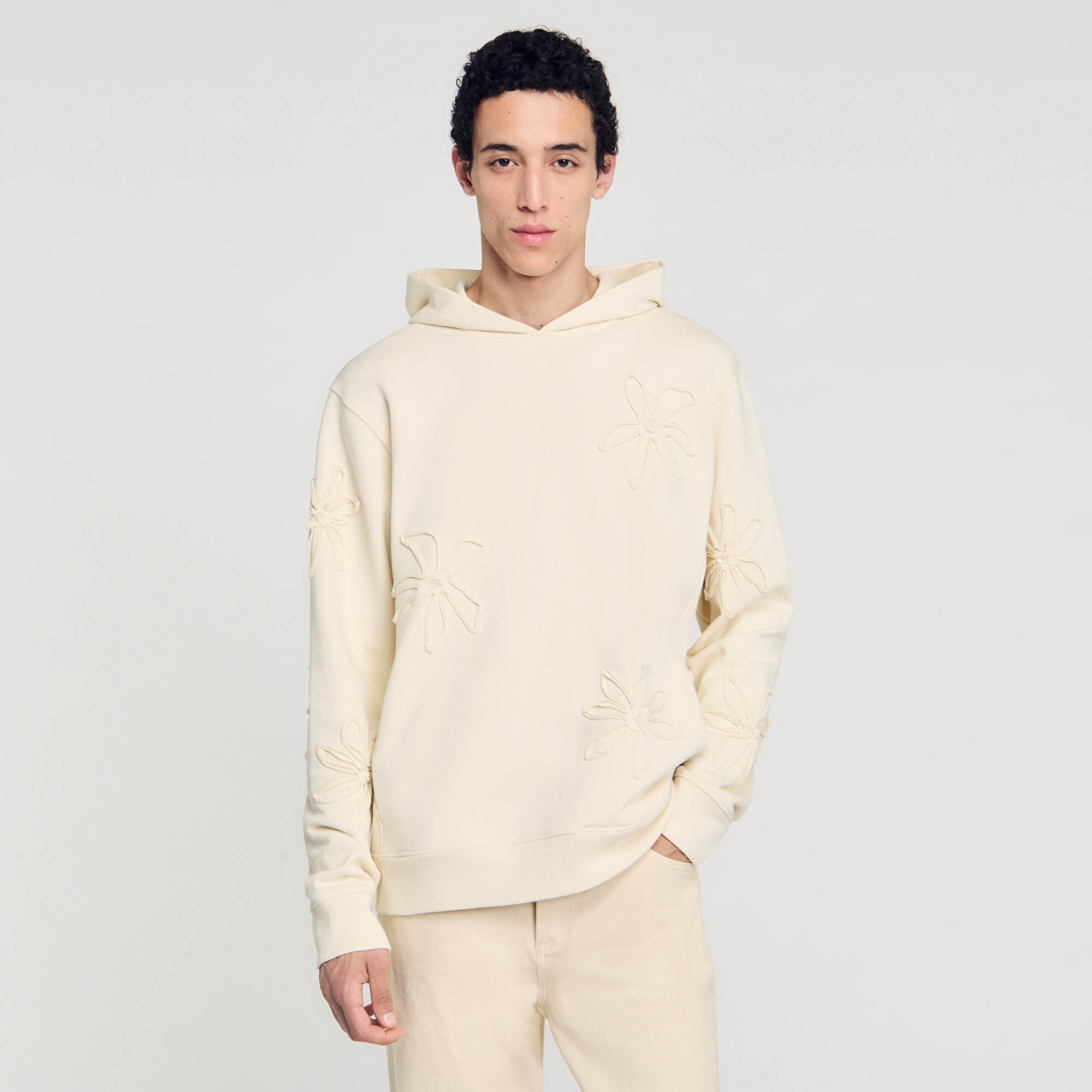 FLORAL HOODIE - 5