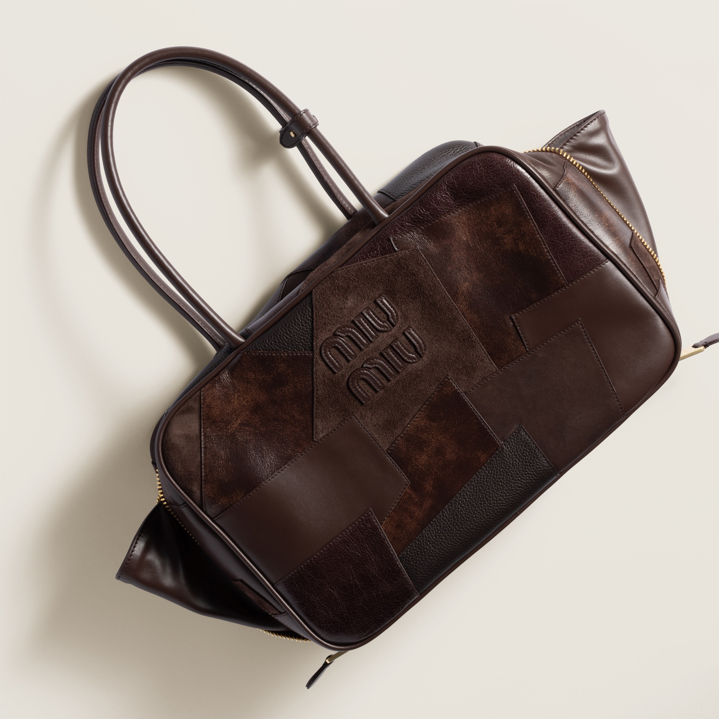 Leather patchwork Beau bag - 5