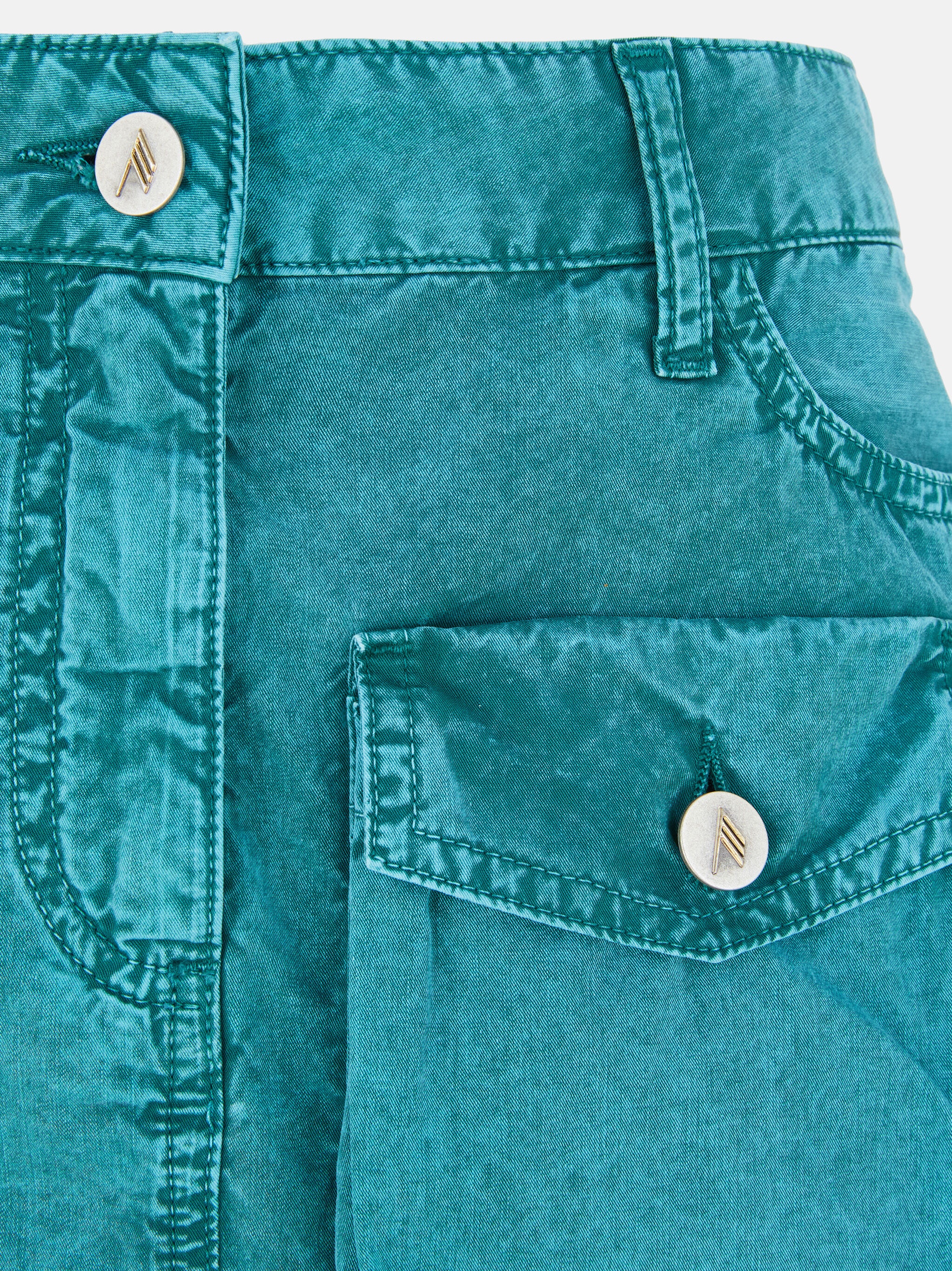 FAY'' GREEN MINI SKIRT - 5