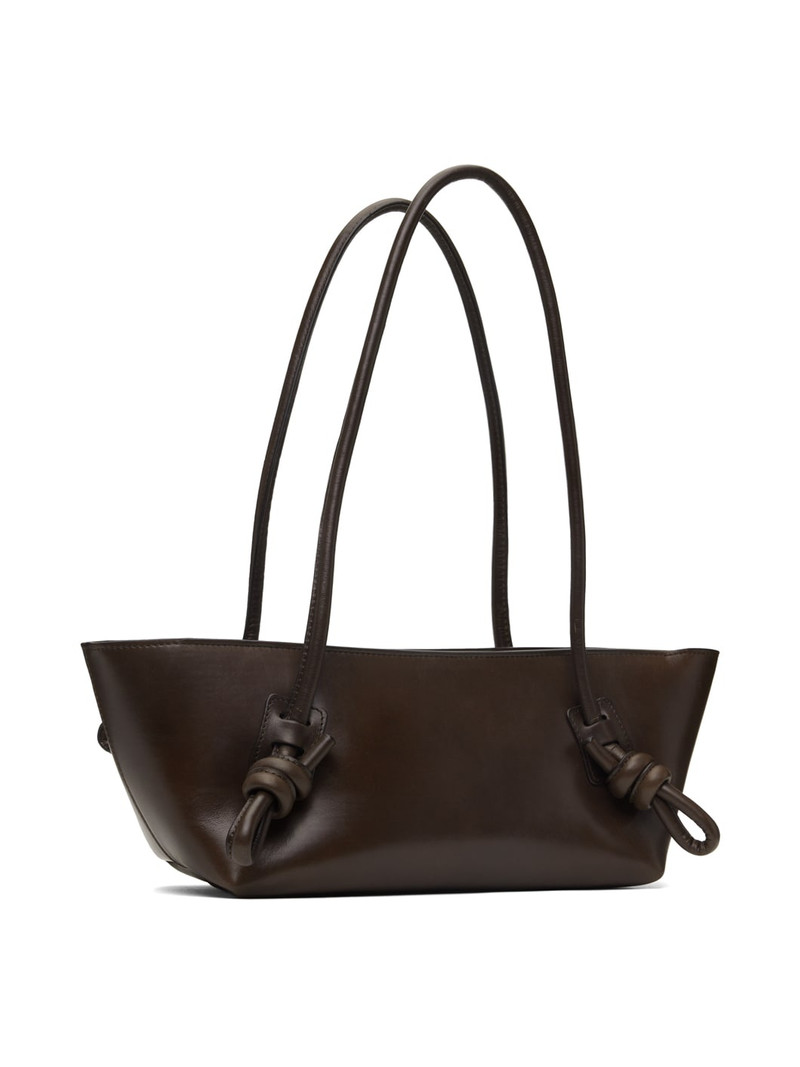 HEREU Brown Fleca Baguette Bag outlook