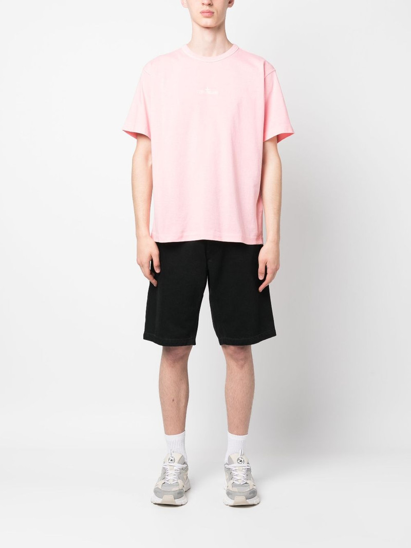 Stone Island embroidered-logo T-shirt outlook