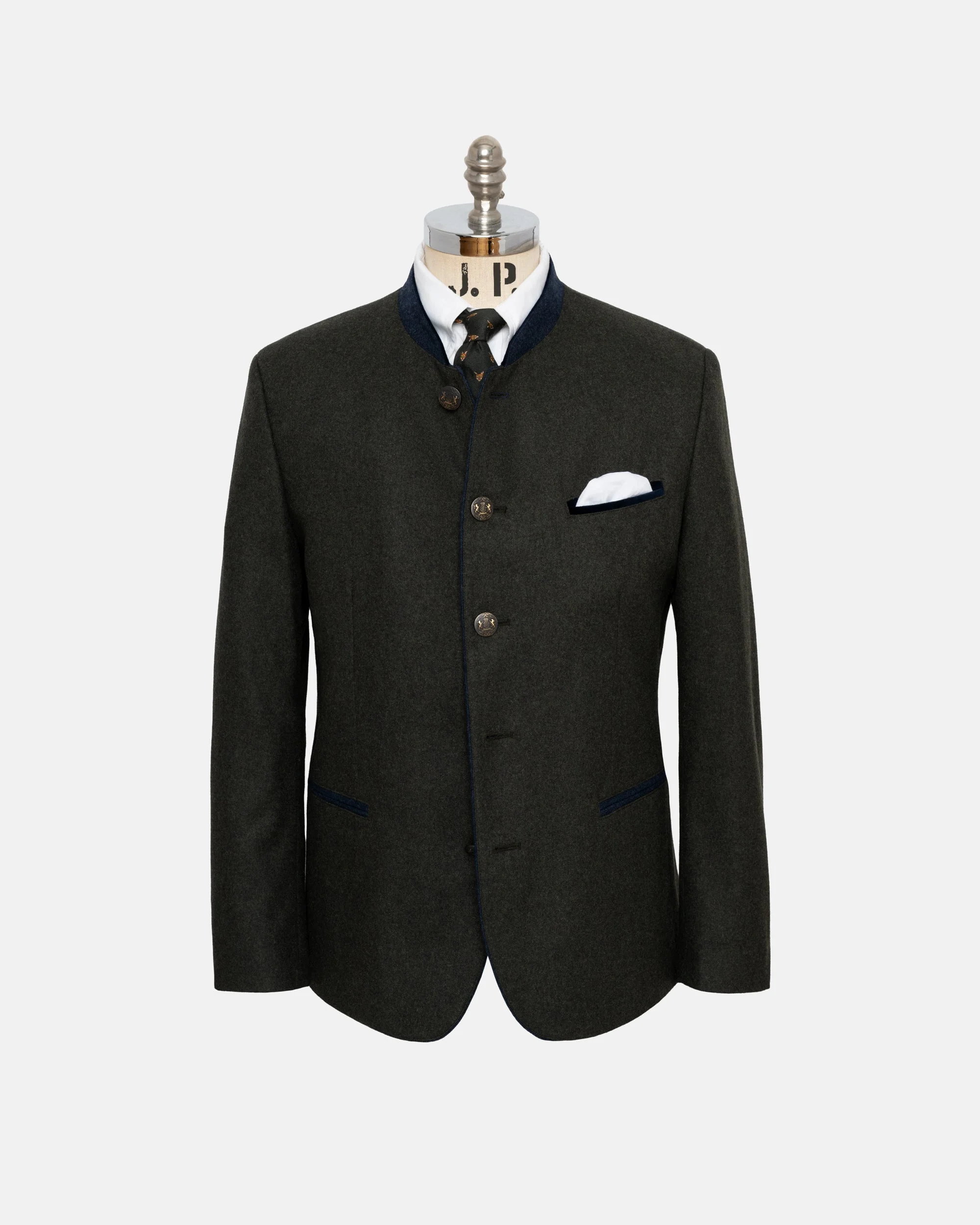 MADE-IN-AUSTRIA WOOL/CASHMERE TYROLEAN JACKET - 1