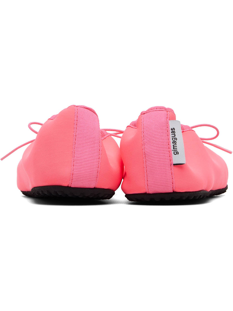 Pink Bailarina Neoprene Ballerina Flats 2