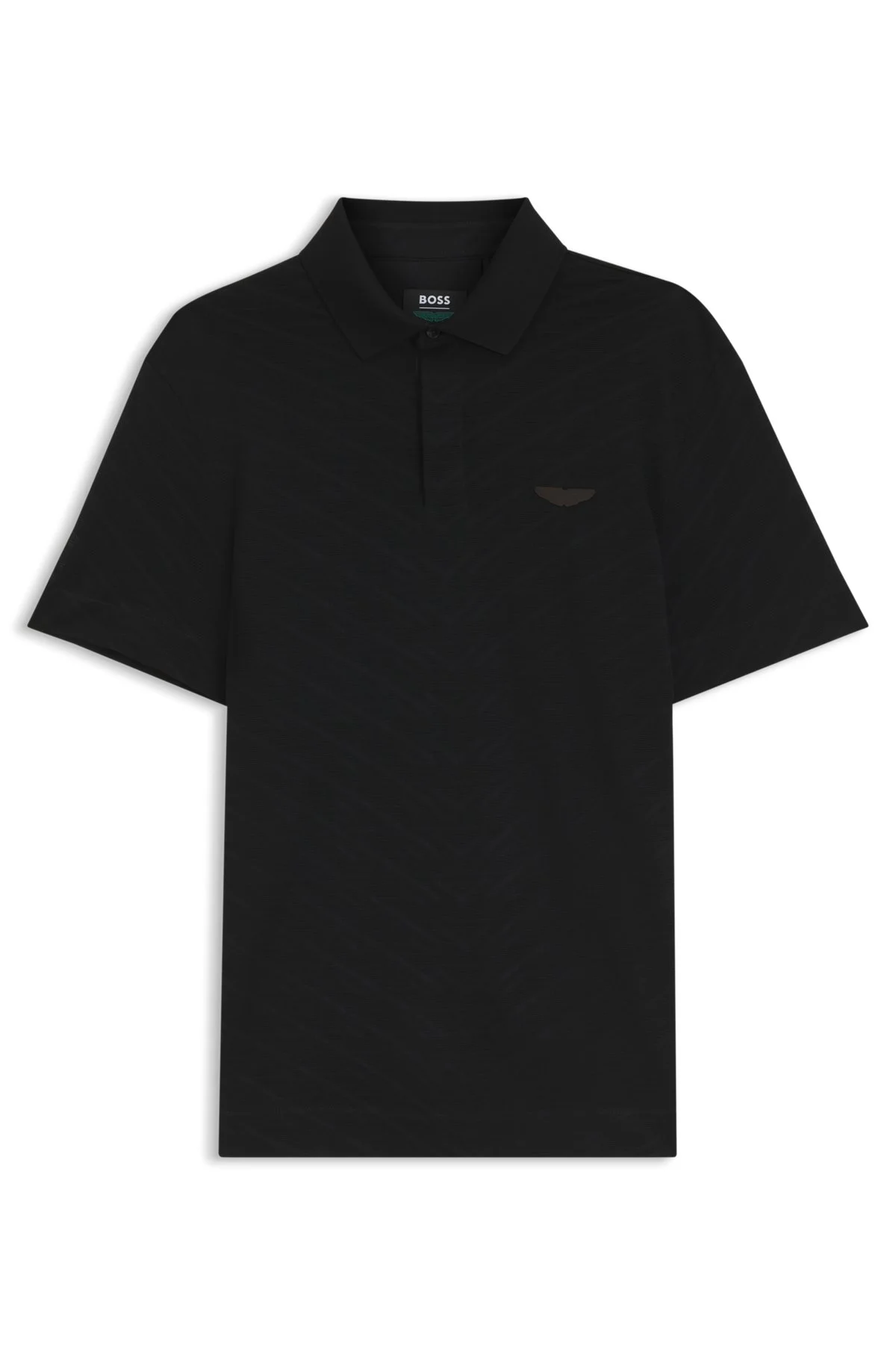 BOSS X ASTON MARTIN POLO SHIRT IN MERCERIZED COTTON JACQUARD - 1