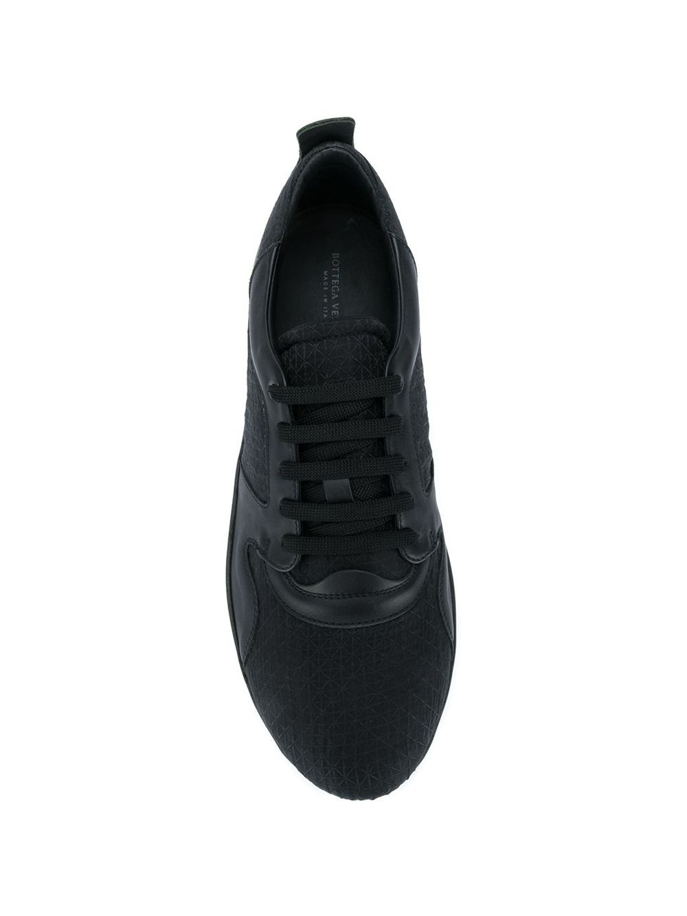 black lace up sneakers - 4