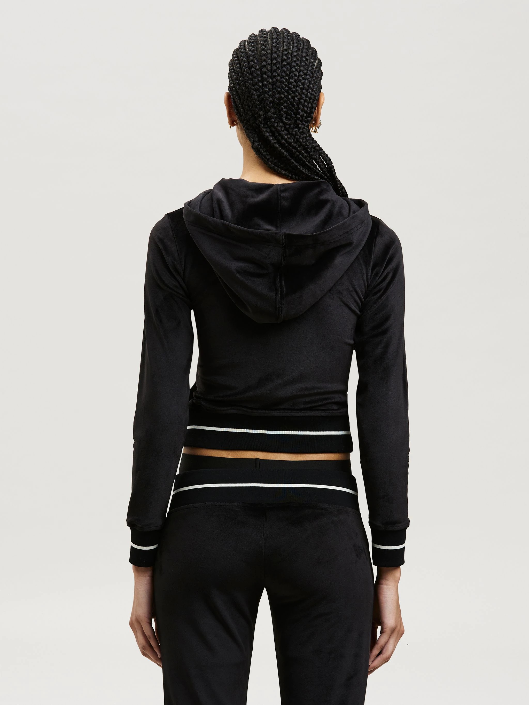 CHENILLE MINI ZIPPED HOODIE - 5