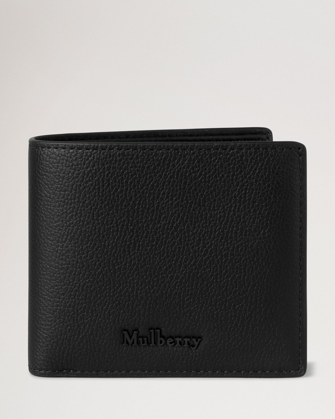 Farringdon 8 Card Wallet Black Small Pebble Grain - 1