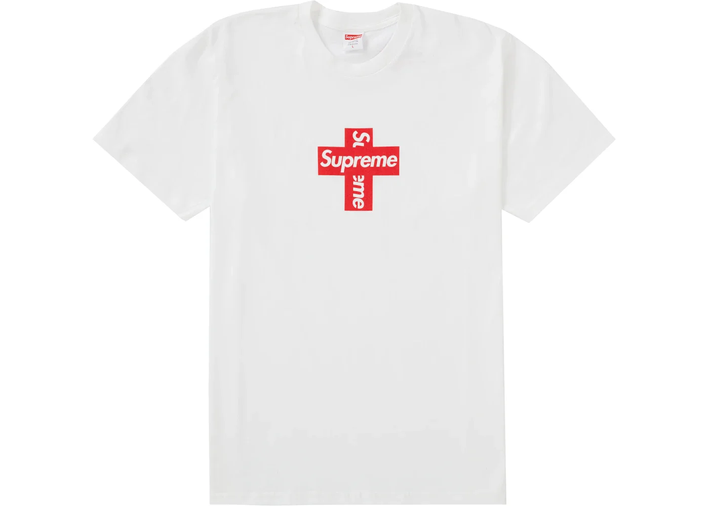 Supreme Cross Box Logo Tee White - 1