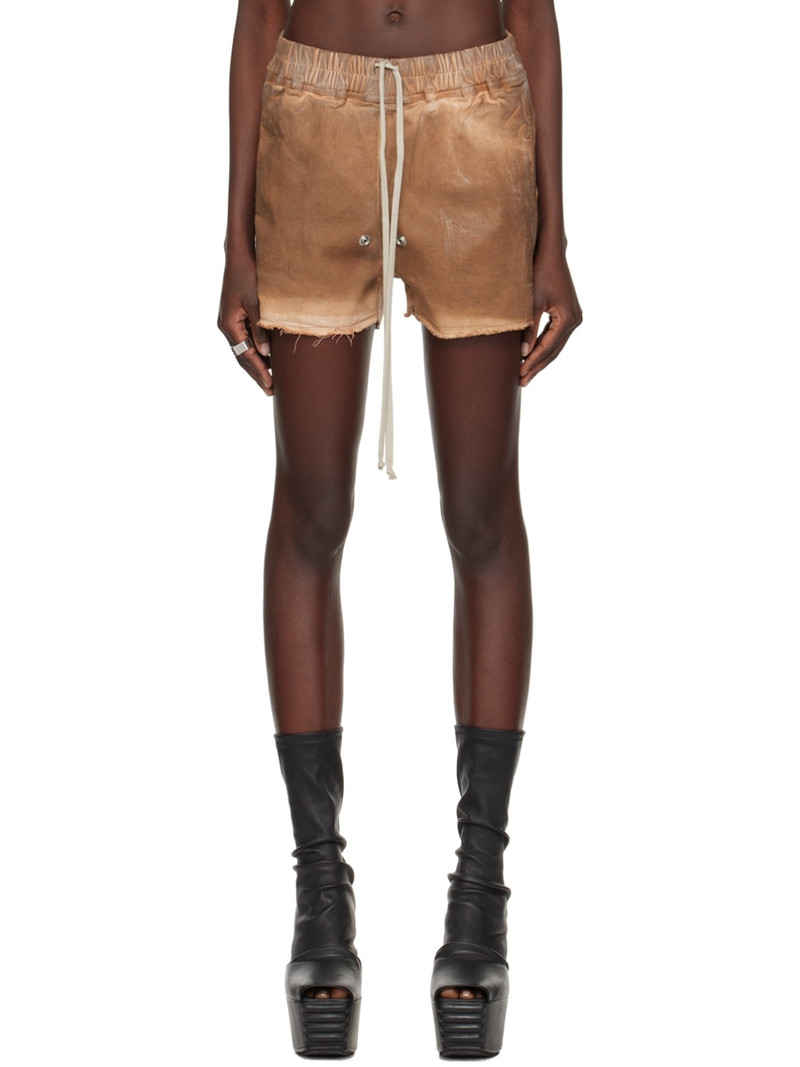 Brown Gabe Denim Shorts 1