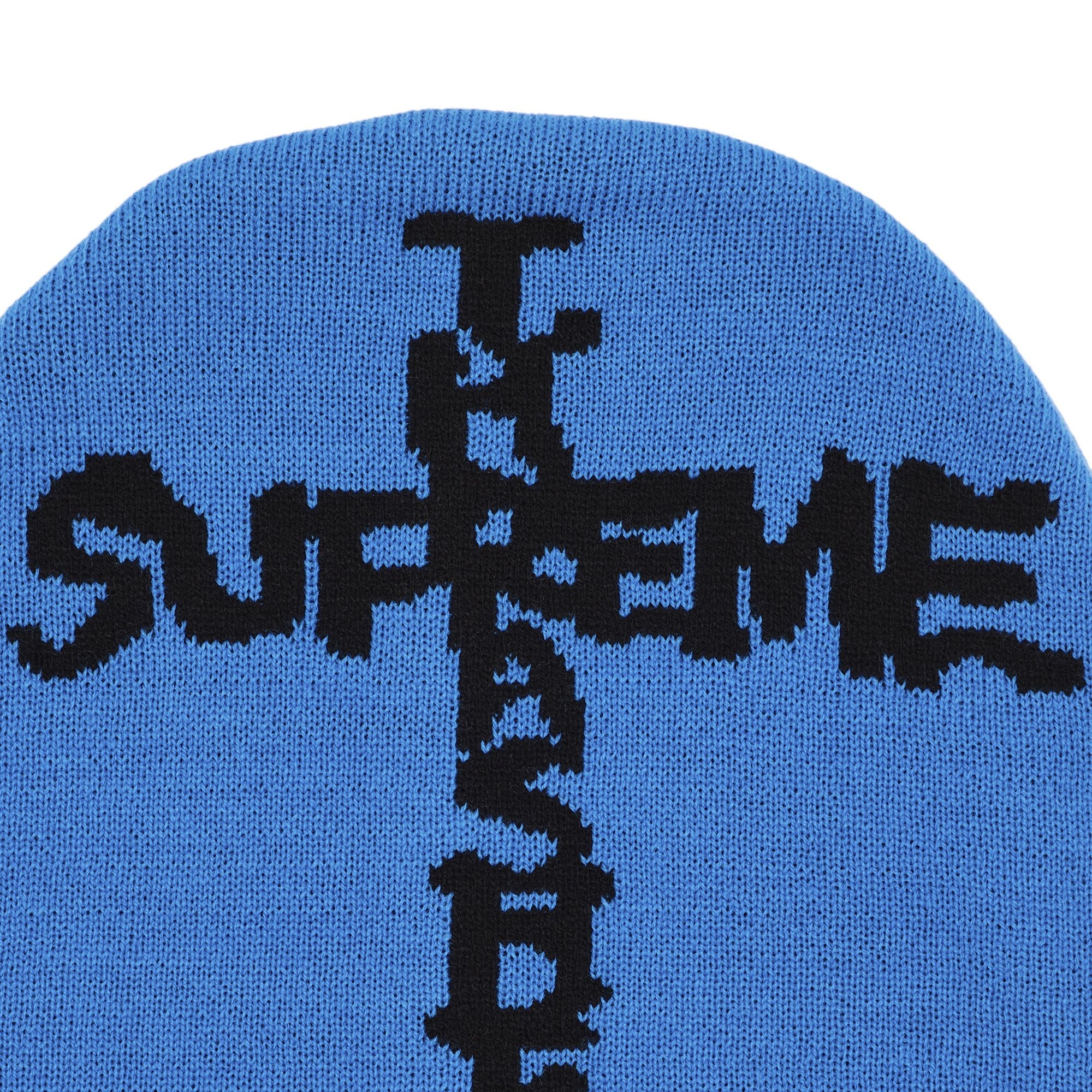 Supreme x Thrasher Beanie 'Bright Blue' - 3