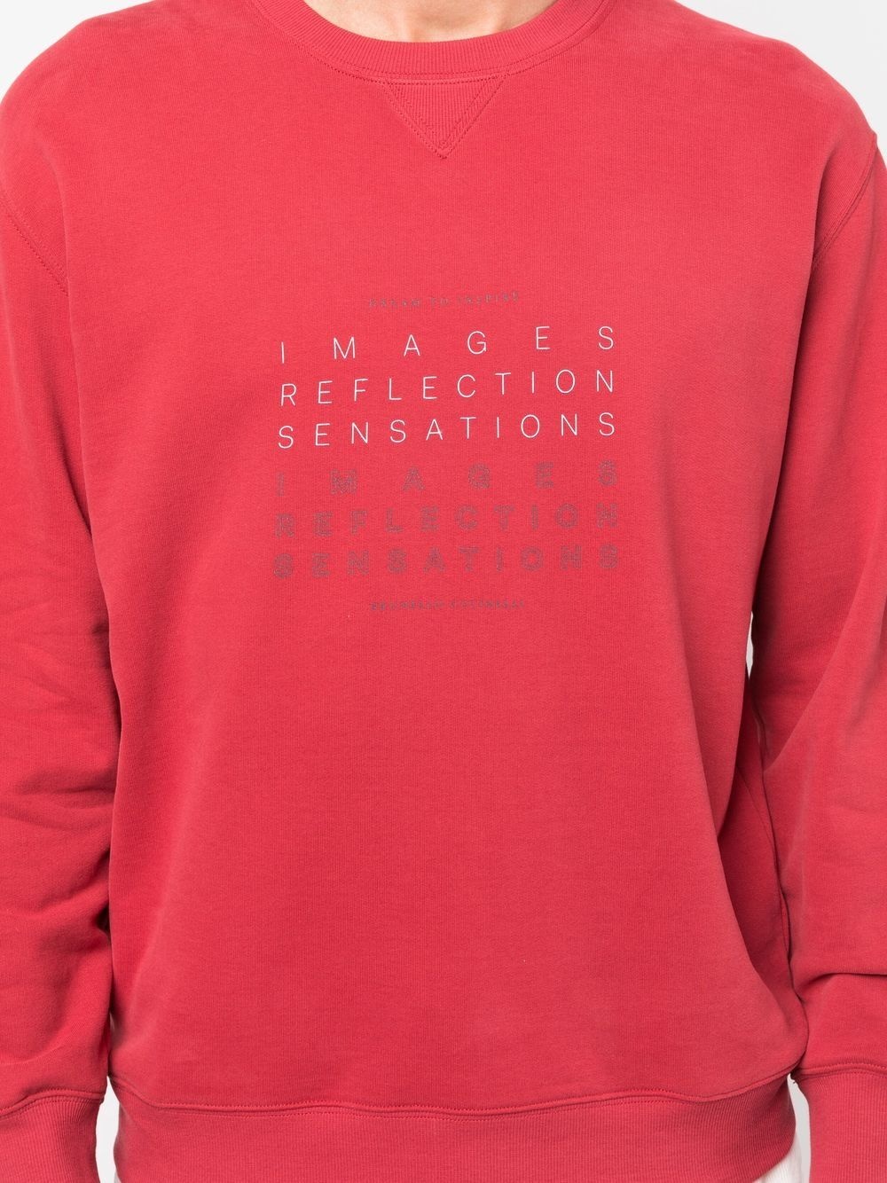 slogan-print sweatshirt - 5