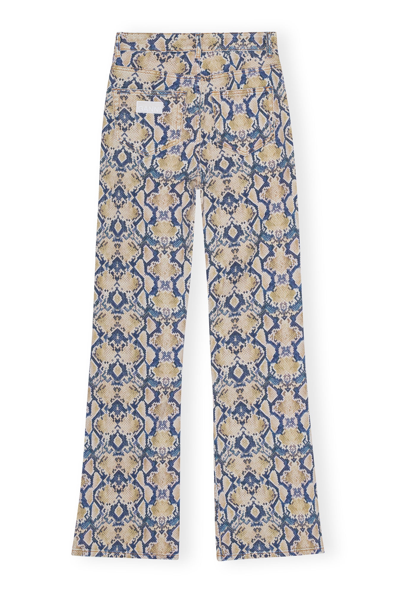 SNAKE PRINTED IRY JEANS - 5