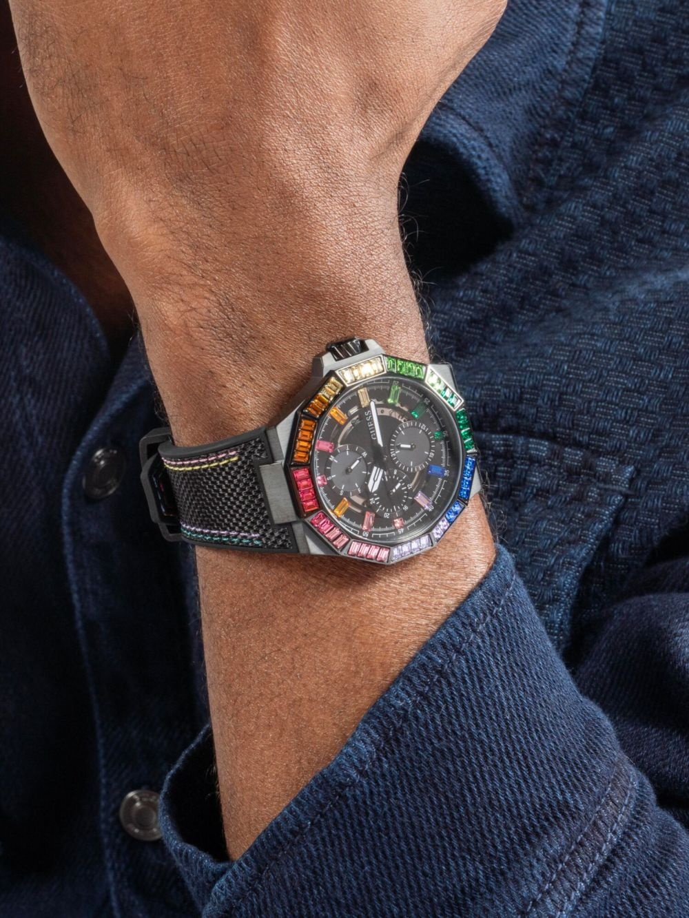 crystal-encrusted chronograph 46mm - 6