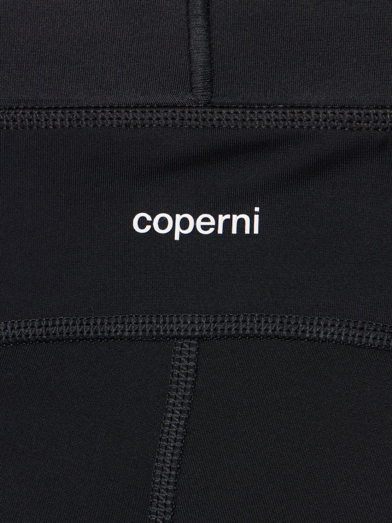 Logo flared leggings - 4