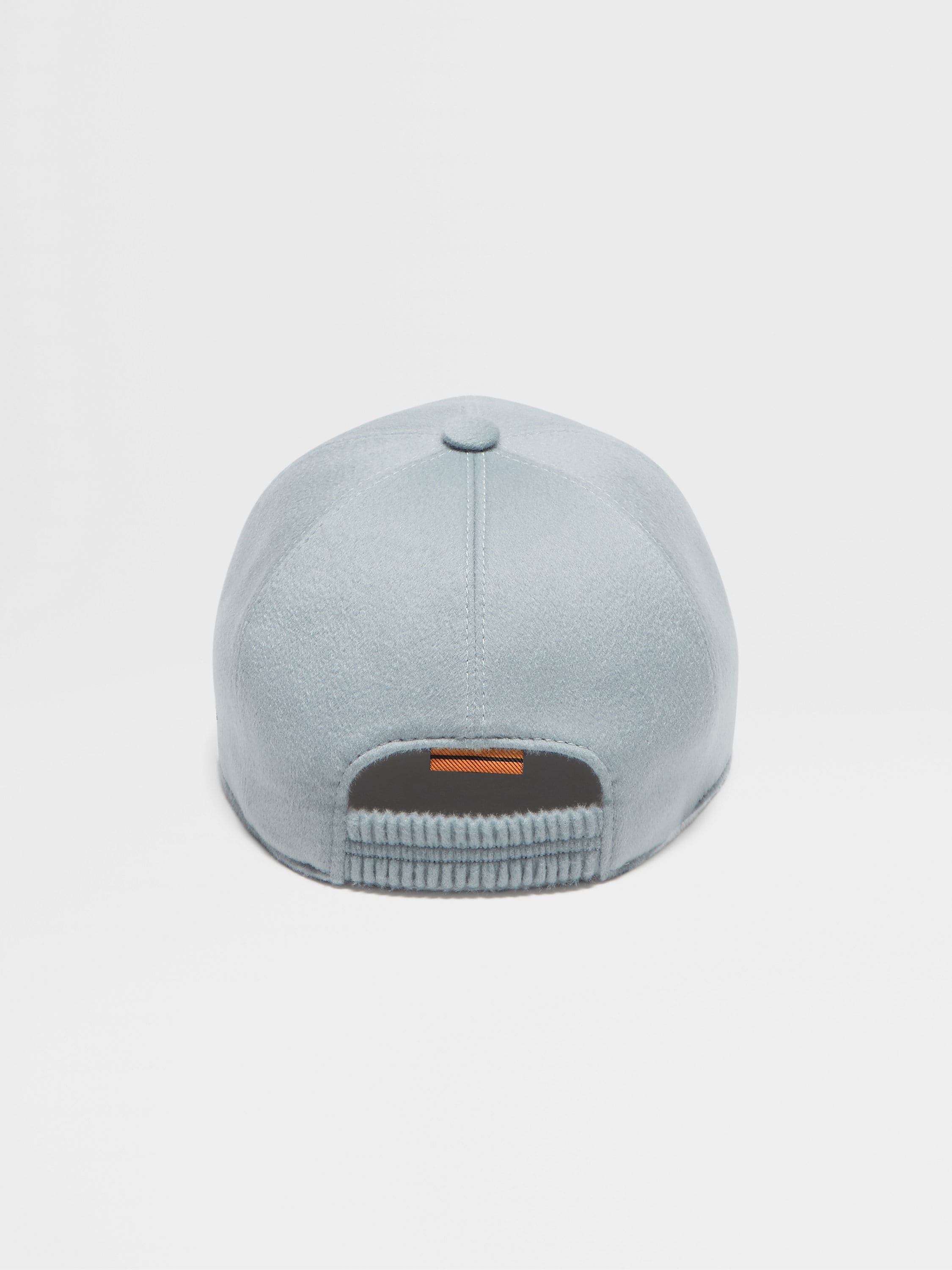 LIGHT BLUE OASI CASHMERE BASEBALL CAP - 3