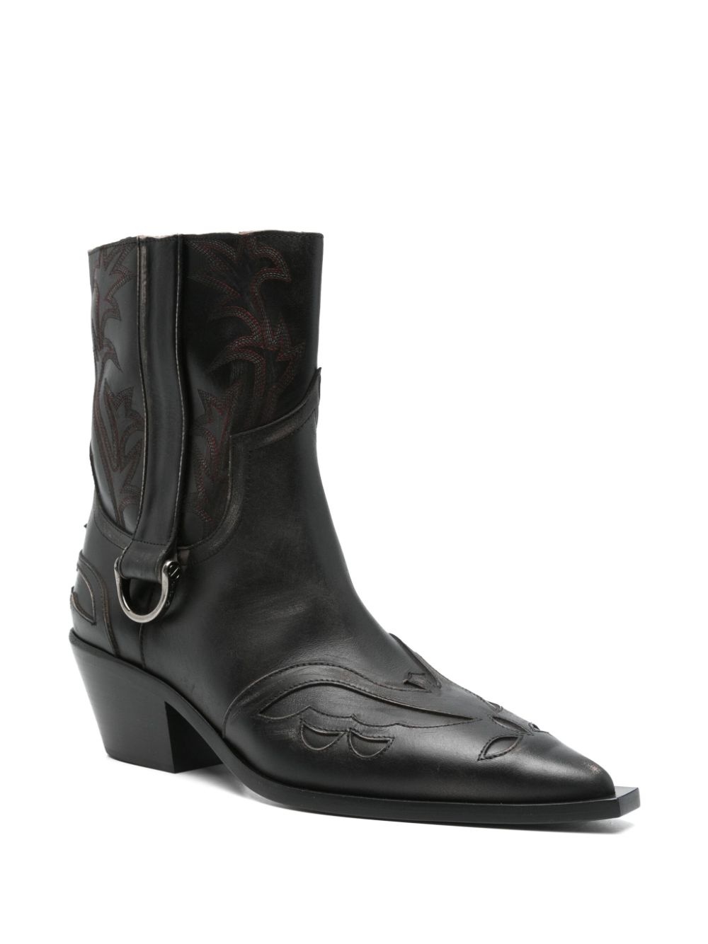 70mm leather boots - 2