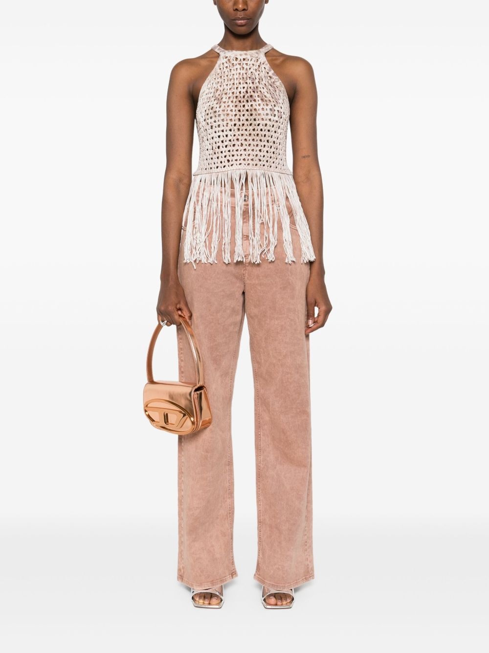 open-knit top - 2