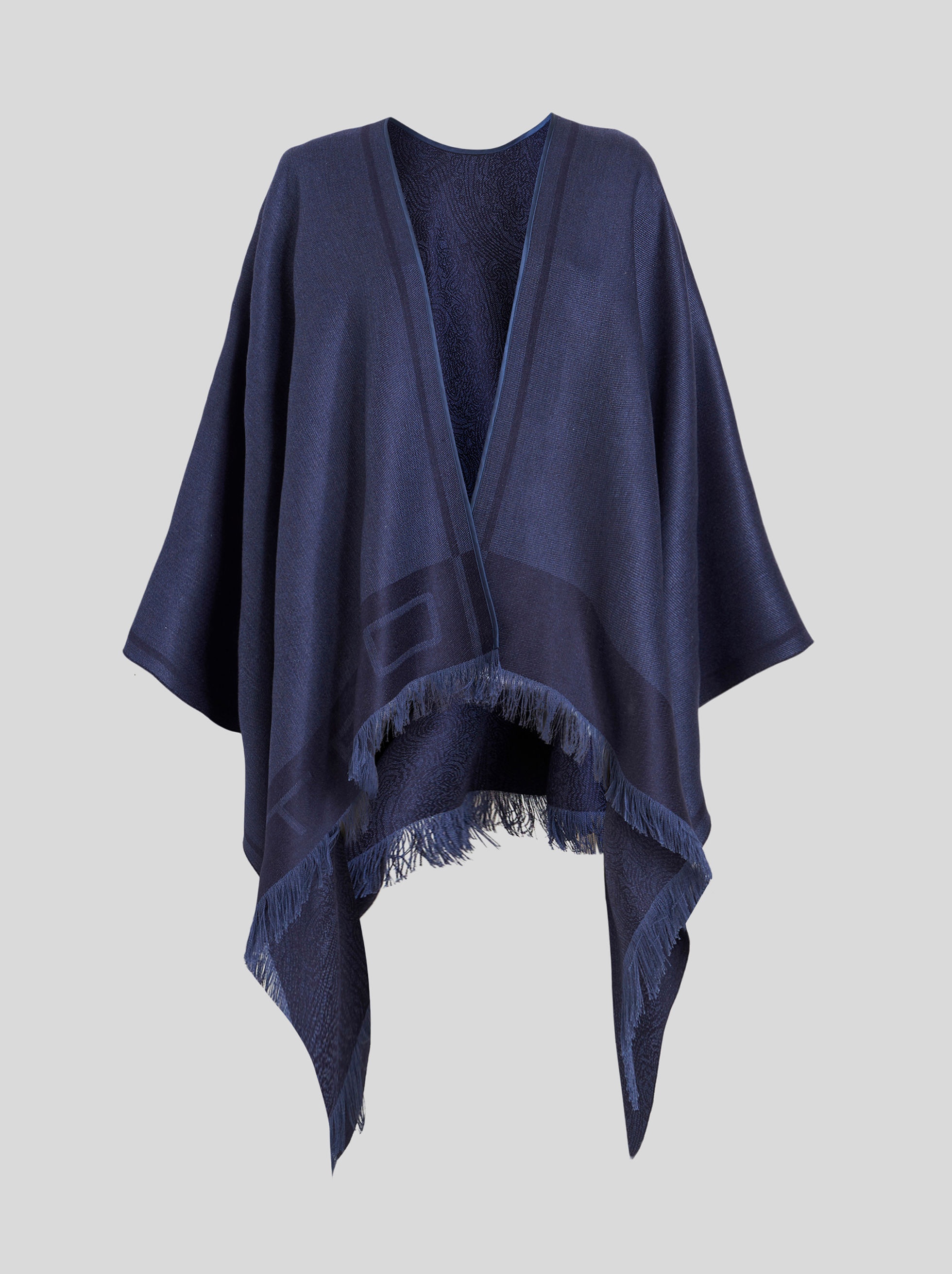 SILK AND CASHMERE CAPE - 1