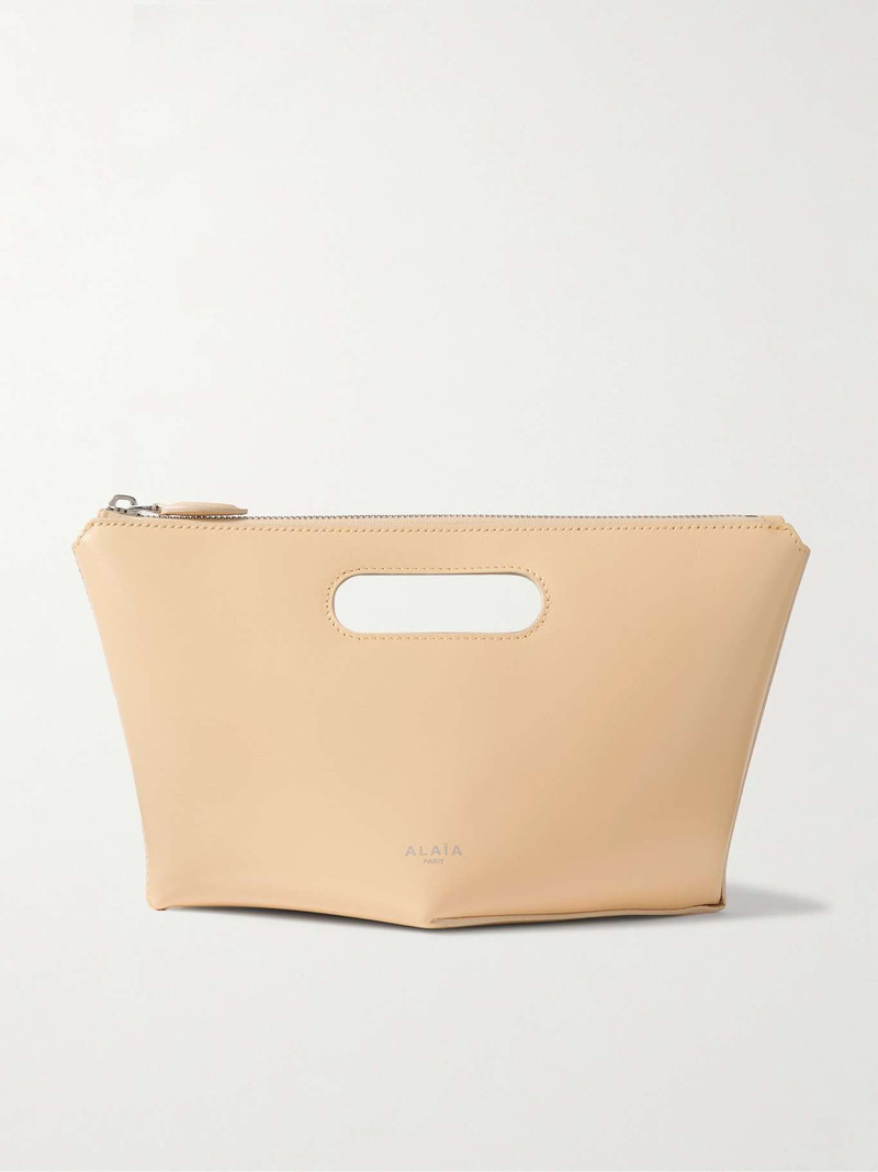 Folded leather pouch 1