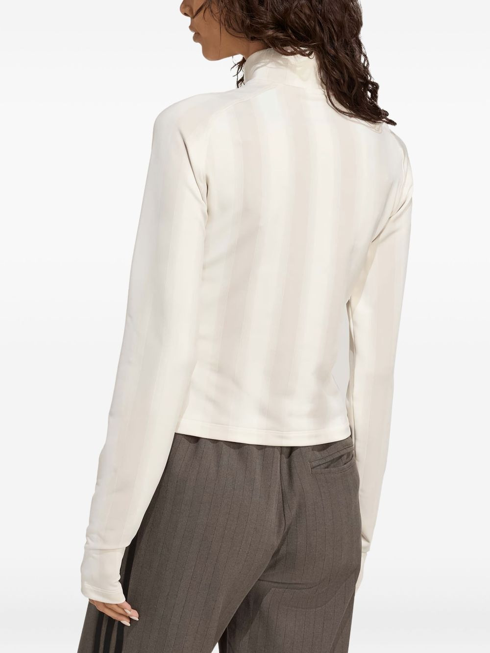 half-zip striped sweatshirt - 3