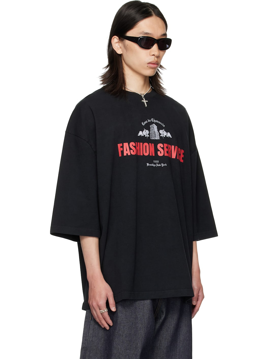 Black 'Casa de Chavarria' Buffalo T-shirt - 2