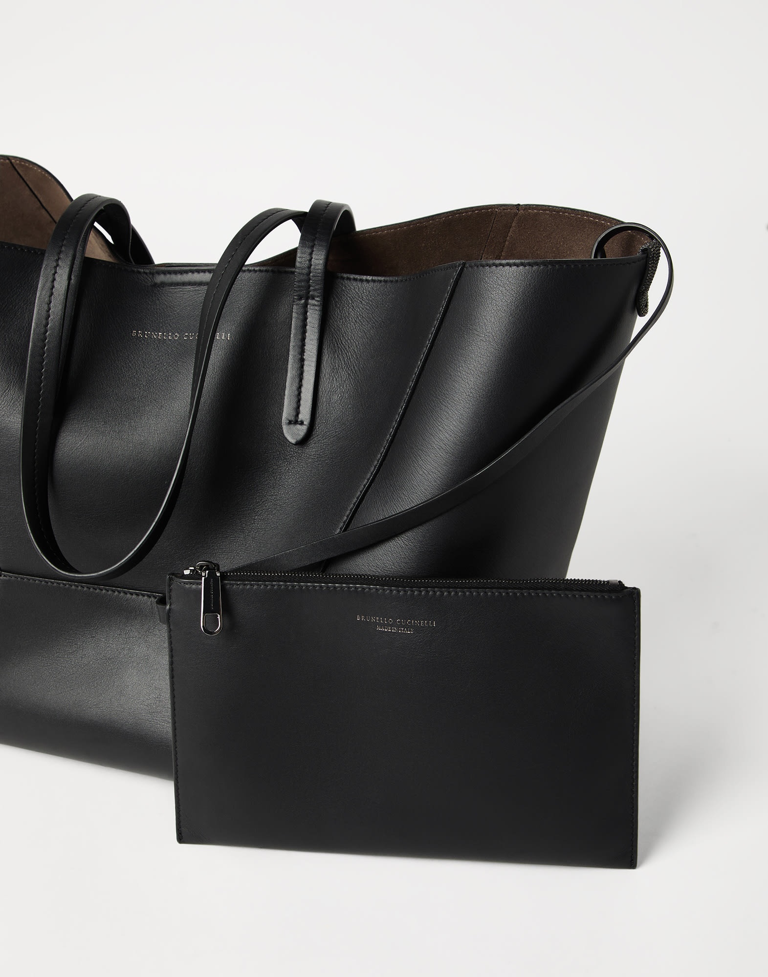 BC Duo bag in calfskin with monili - 5