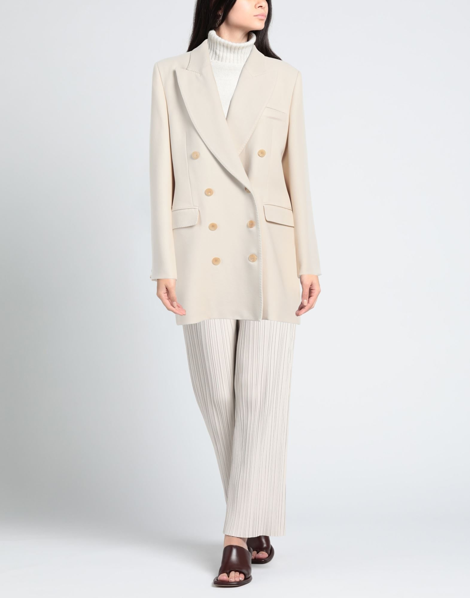 Beige Women's Blazer - 2