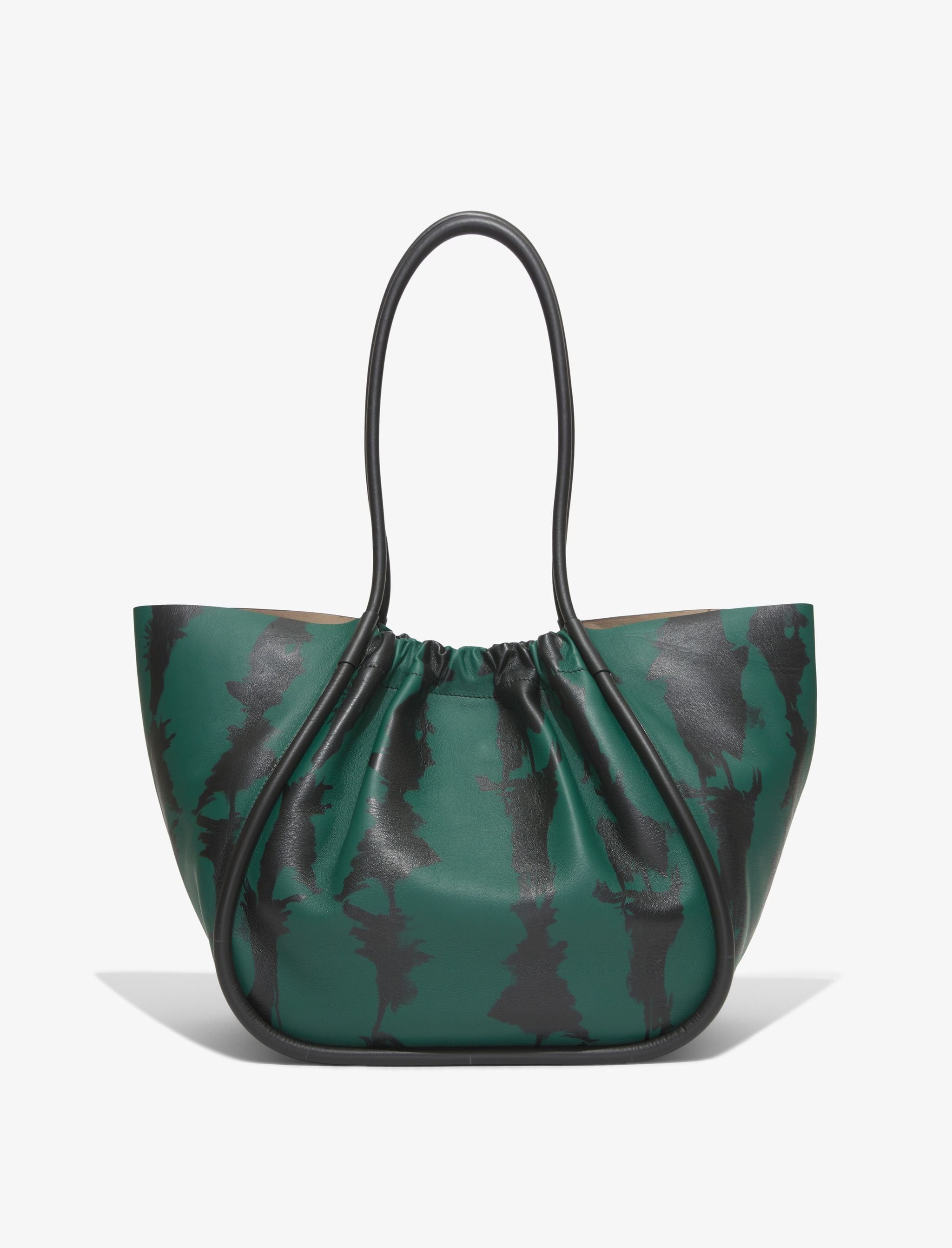 Large Tie Dye Ruched Tote - 3
