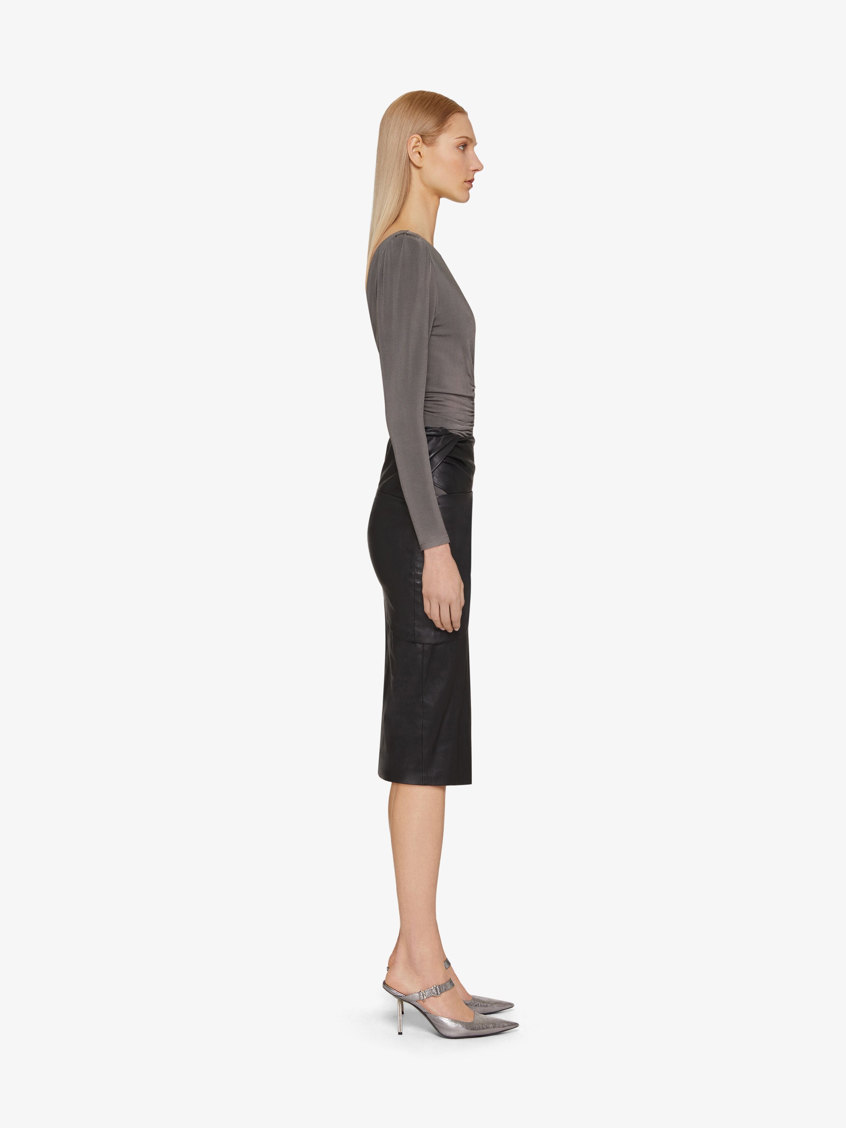 RUCHED TOP IN CREPE - 3