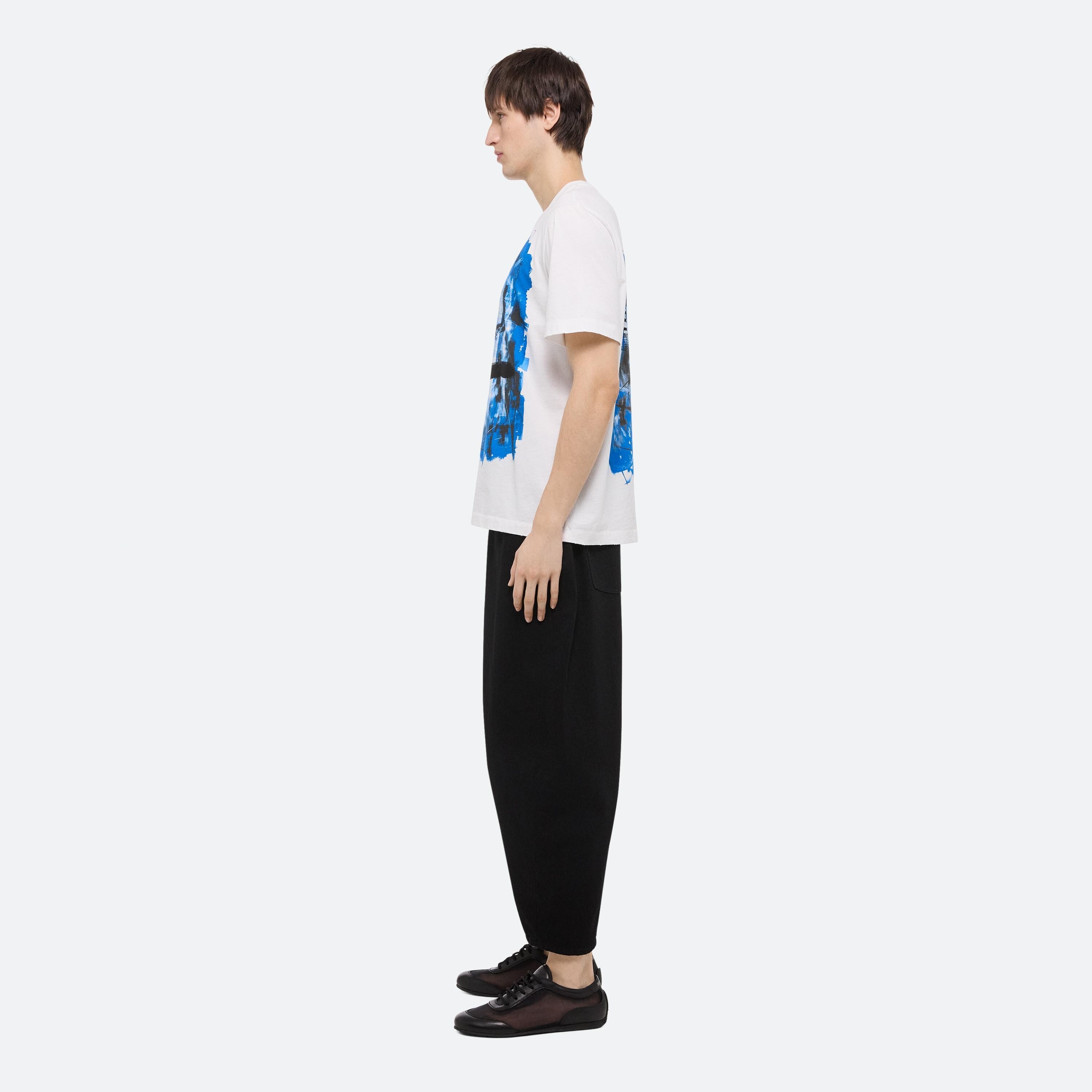 BLUE SCRIBBLE TEE - 4