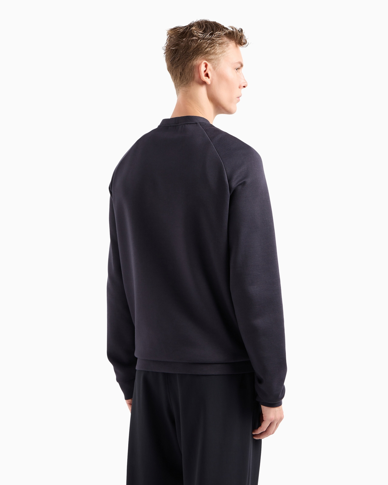Borgonuovo 11 sweatshirt in cotton double jersey - 3
