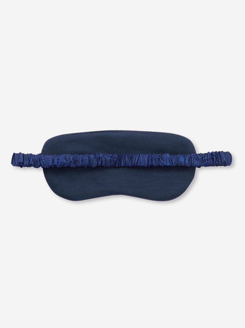 Eye Mask Paris 22 Cotton Jacquard Navy - 8