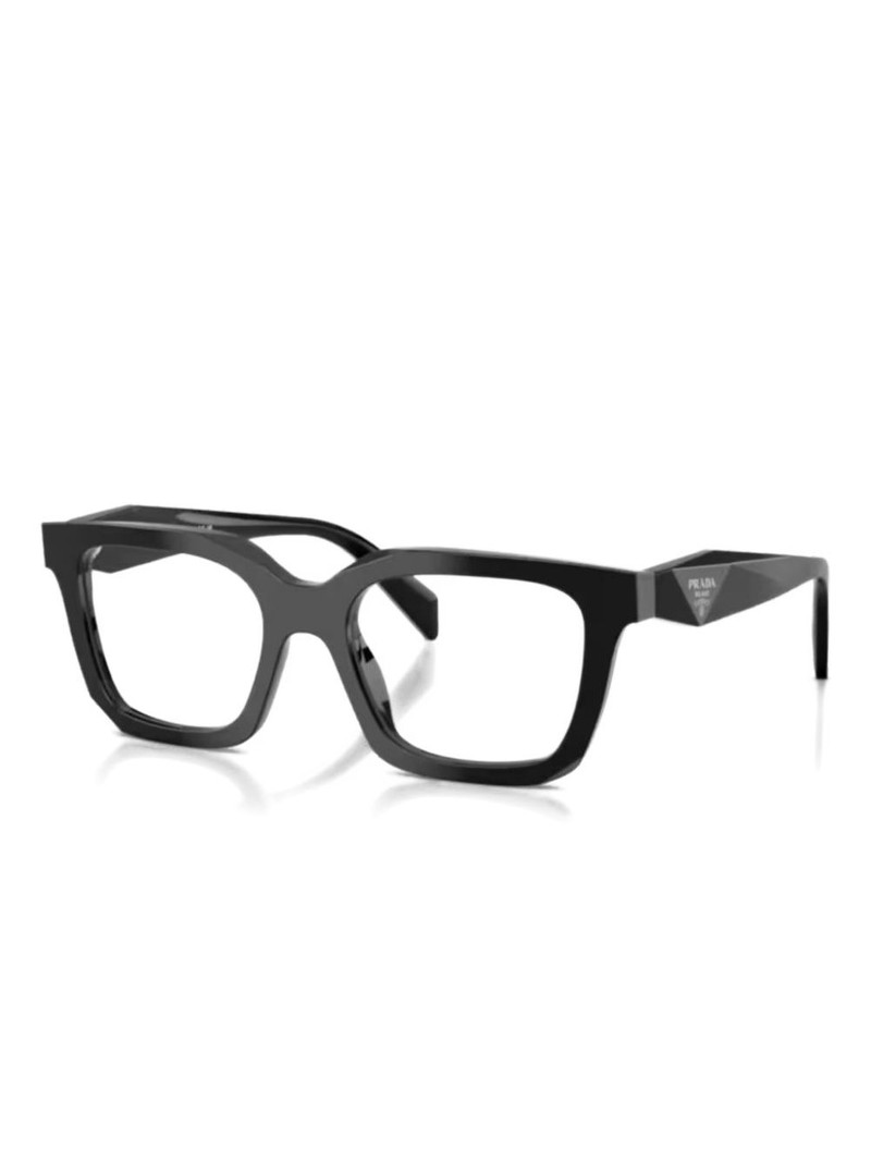 geometric-frame glasses - 1