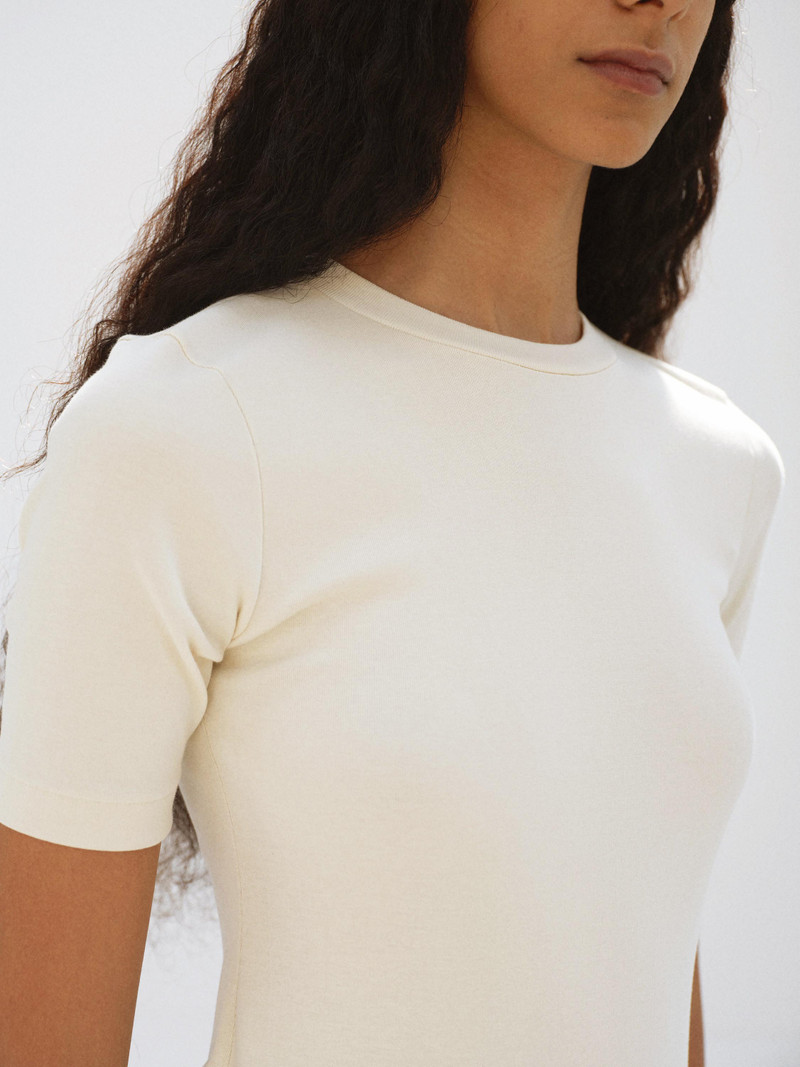 ORGANIC COTTON FINE RIB DRESS 5