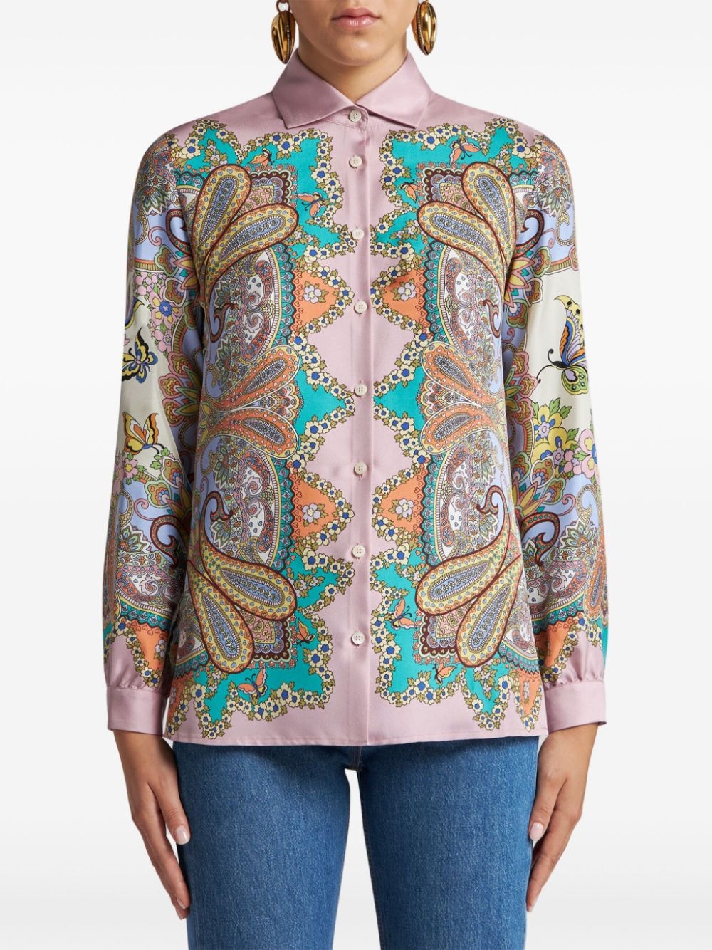 paisley-print shirt - 2