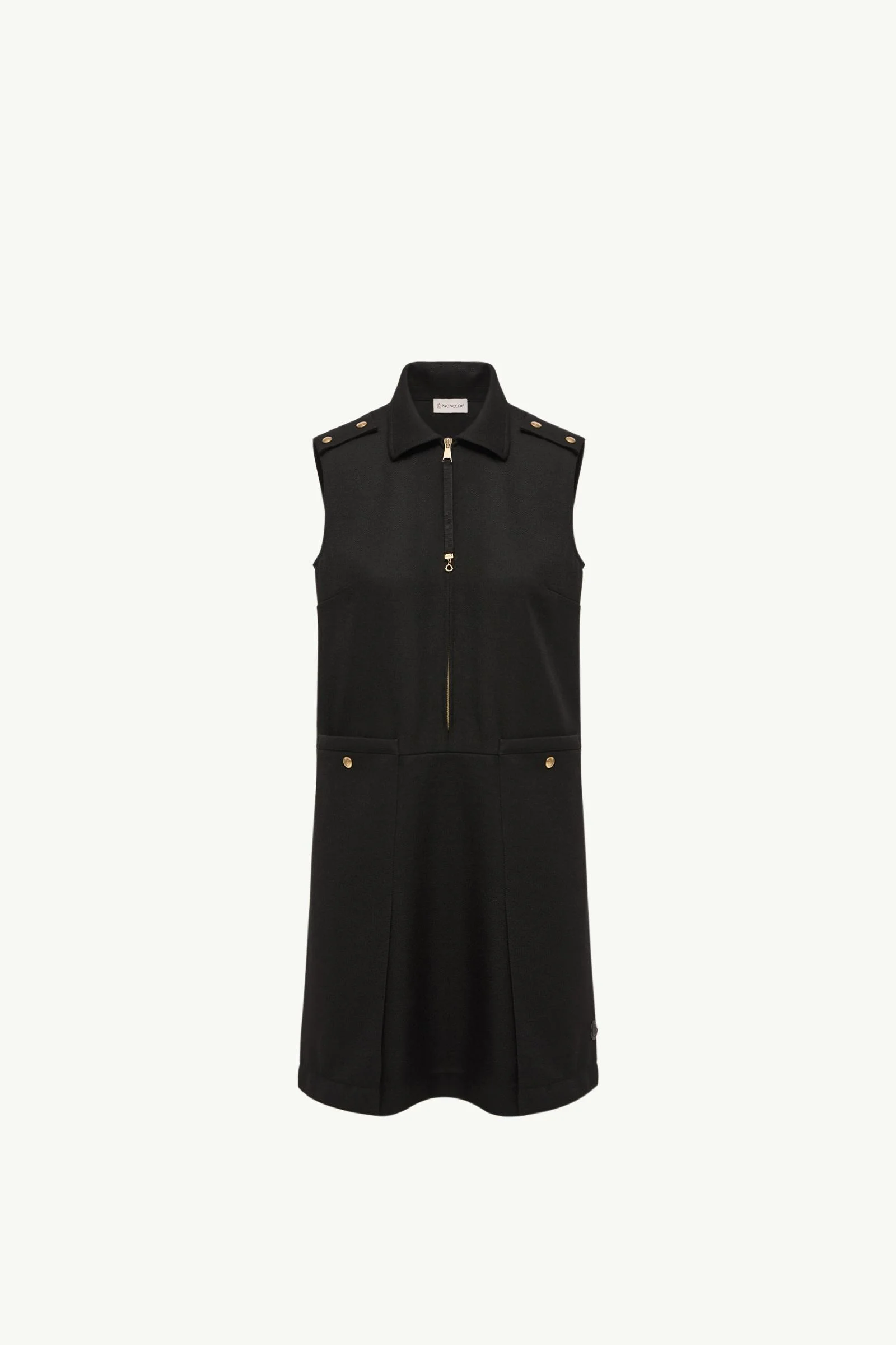 Wool Gabardine Shirt Dress - 1