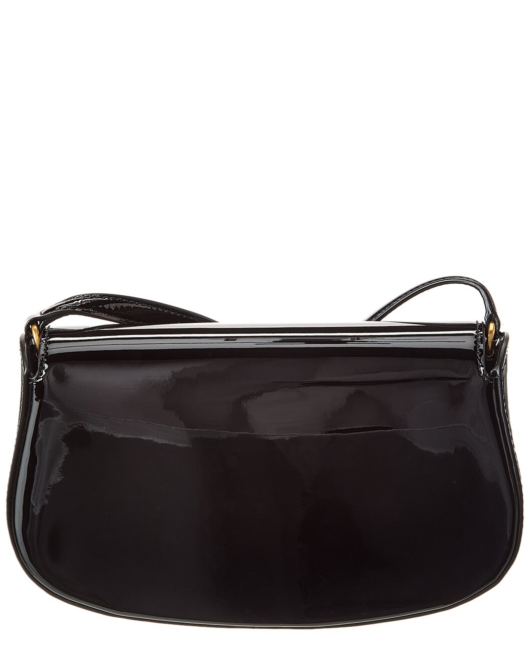 Saint Laurent Demi Lune Patent Shoulder Bag - 2
