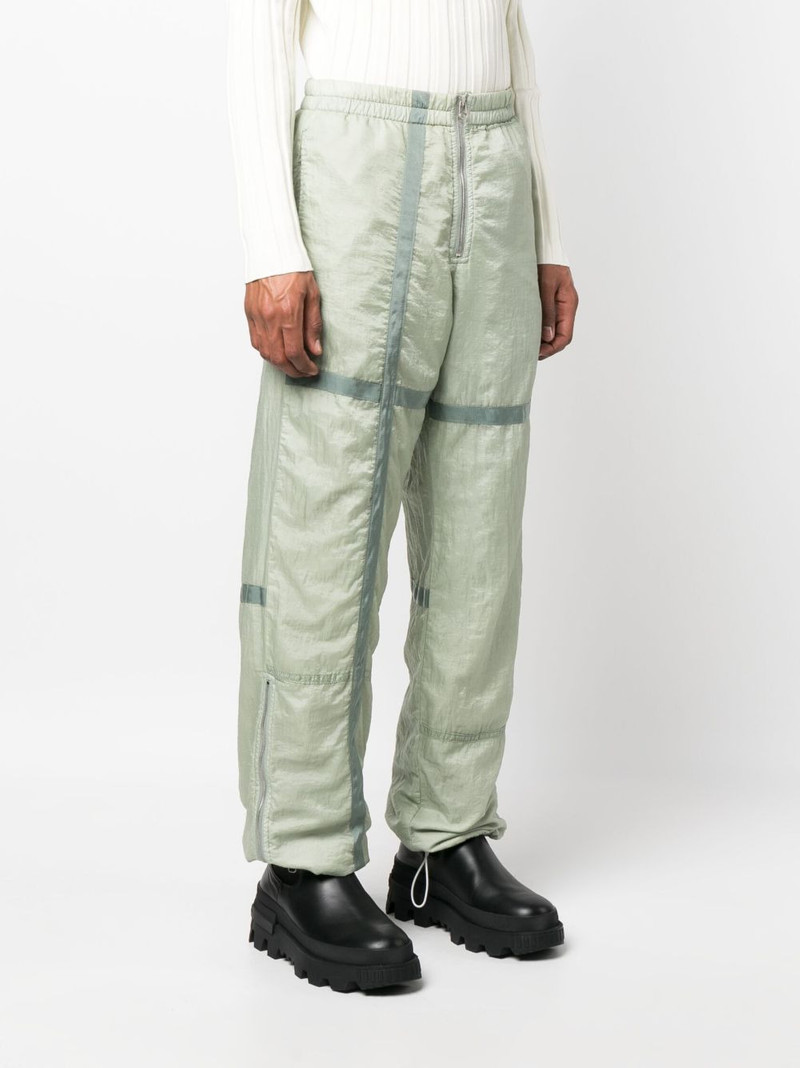 elasticated-waistband wide-leg trousers 3